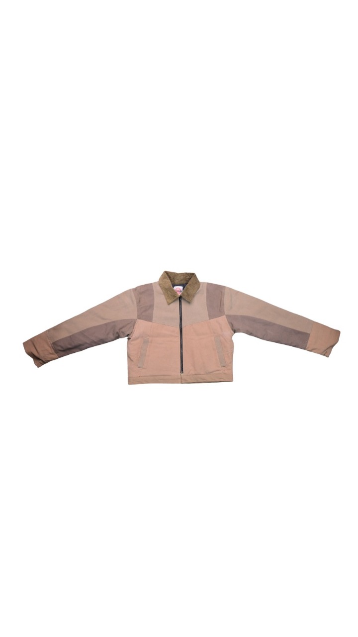 Upcycled Cropped Canvas Jacket