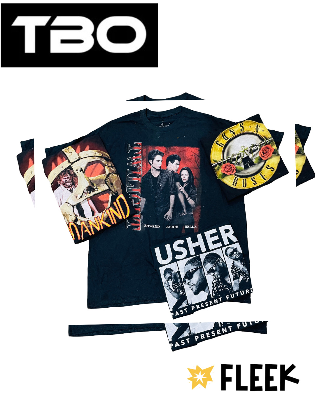 Music printed T-Shirts mix bundle