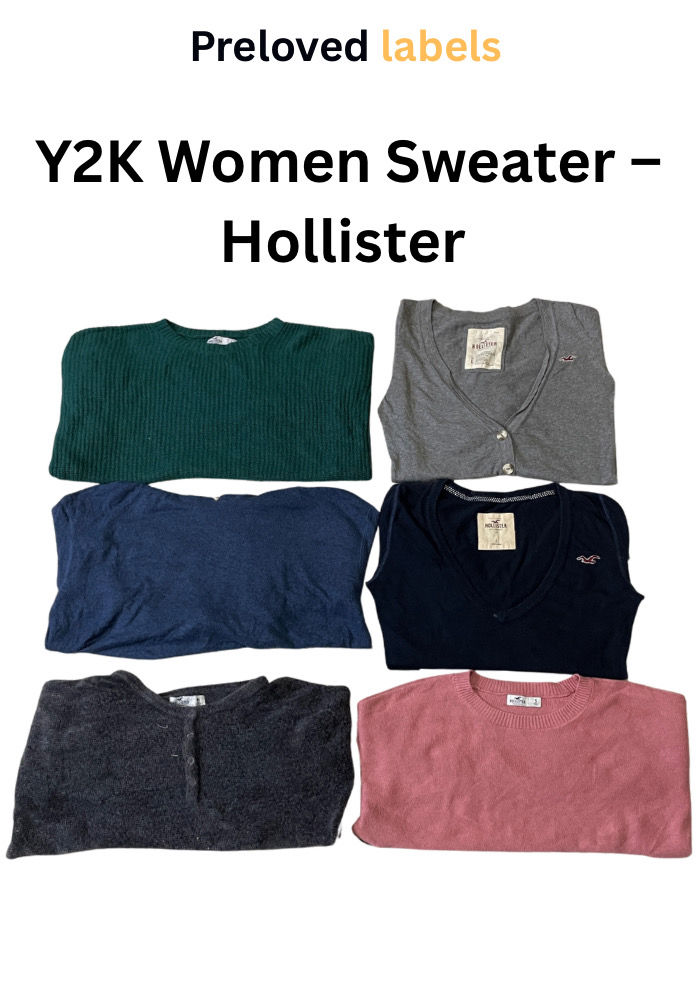 Y2K女性用セーター - Hollister, バンドル - (wcv:384)