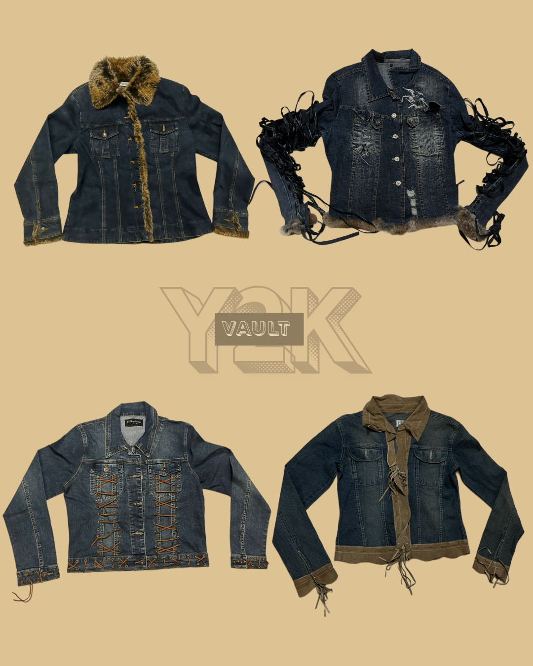 Veste en denim Y2k Vault (YV-249)