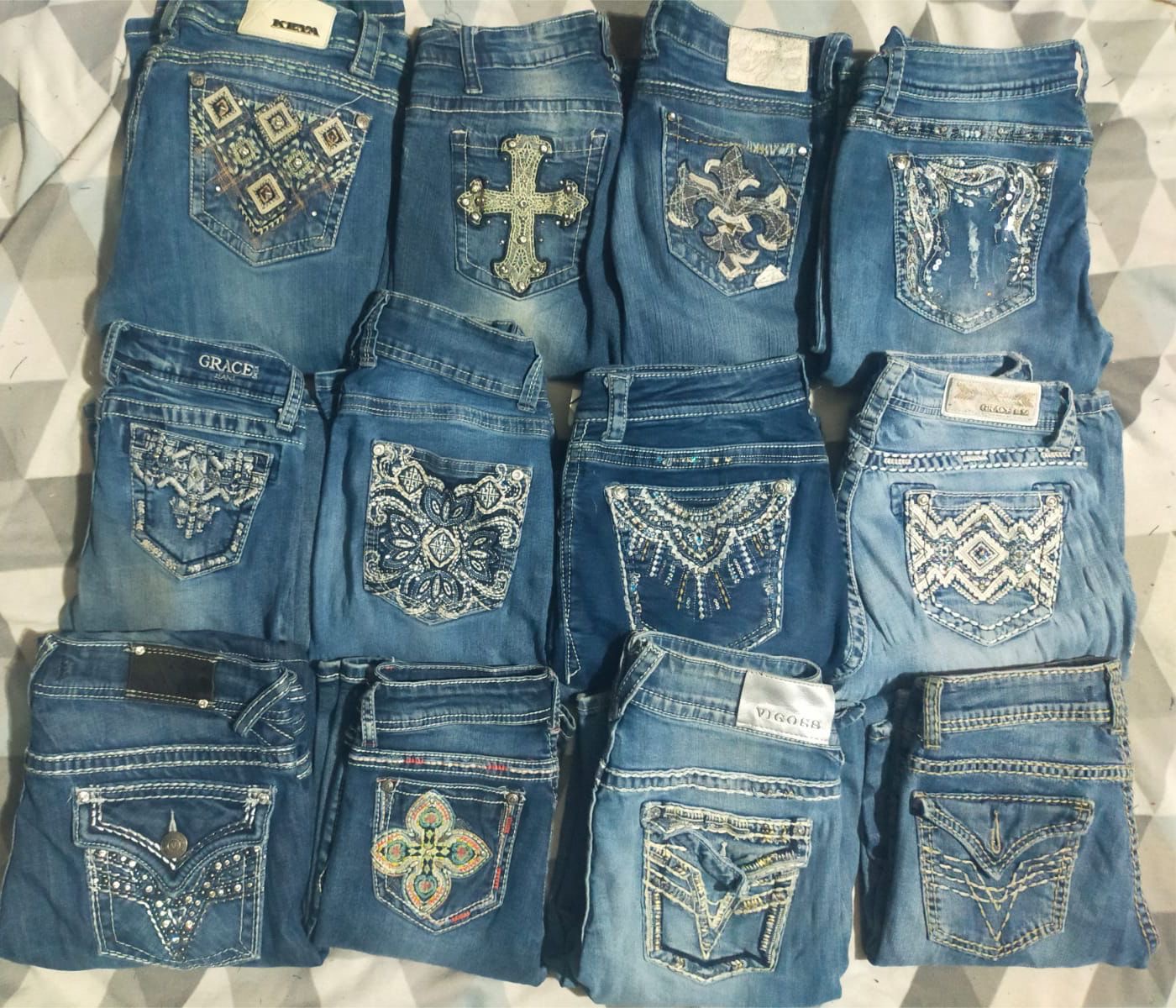 VIGOSS AND OTHER MIX BRANDS JEANS (ID 1314)