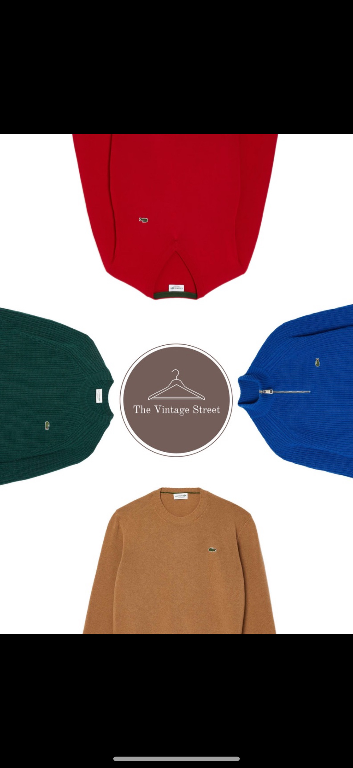 Men’s Lacoste Sweaters and Full Zippers