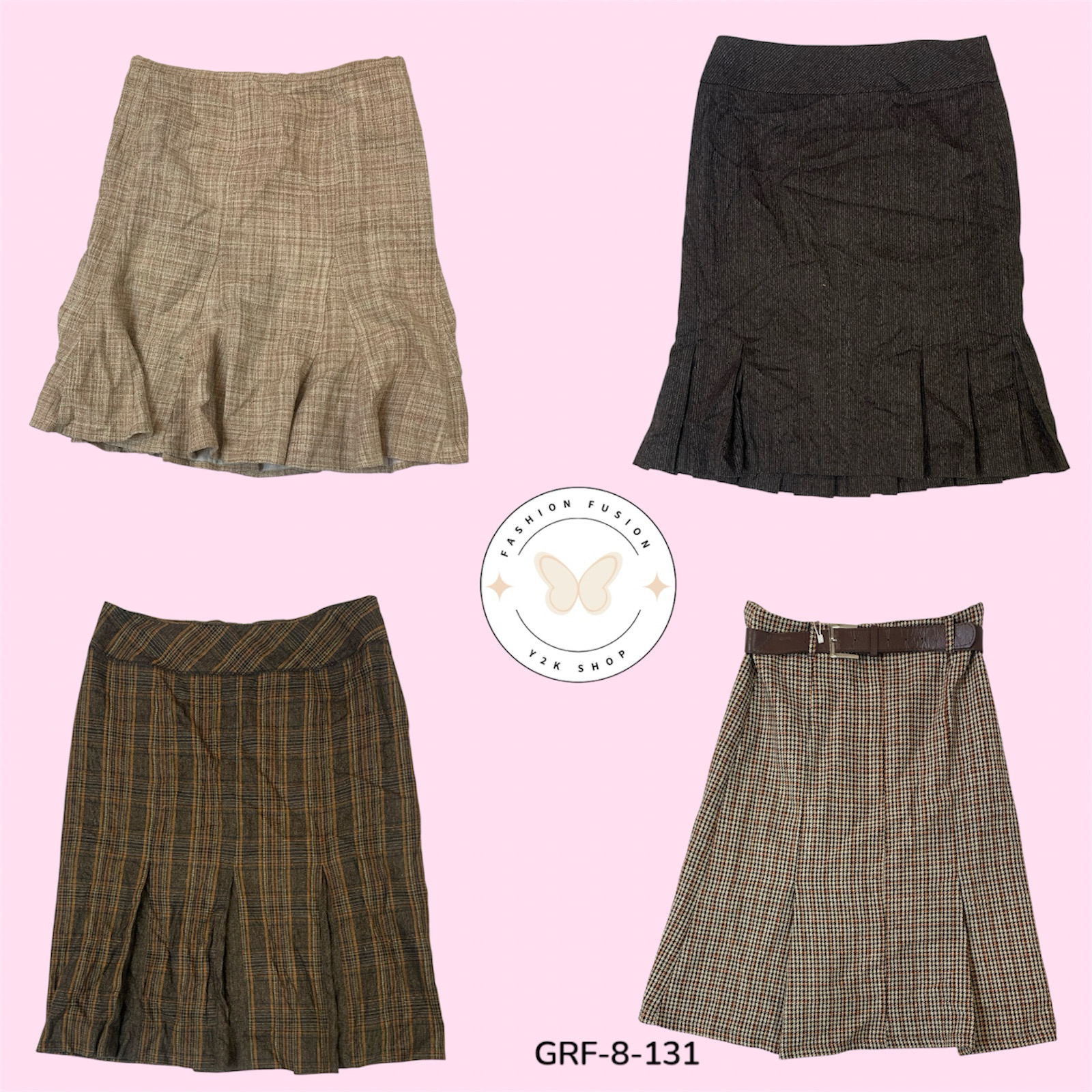 Retro Y2K Maxi Skirt – Iconic Early 2000s Fashion (GRF-8-131)