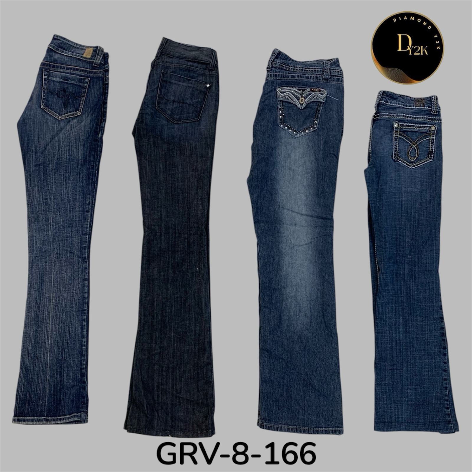 Y2 flared jeans (GRV-8-166)
