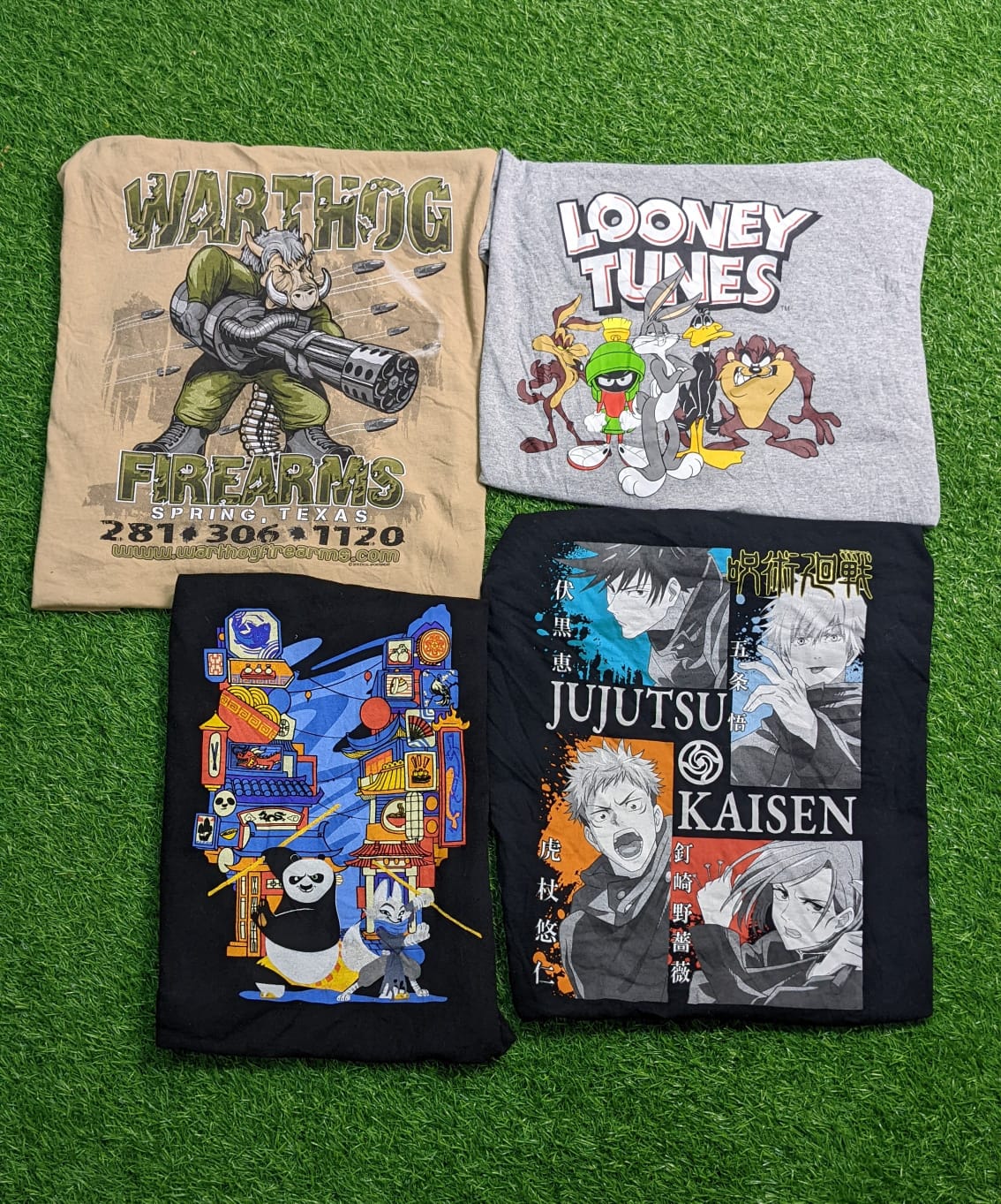 Cartoon print t-shirts