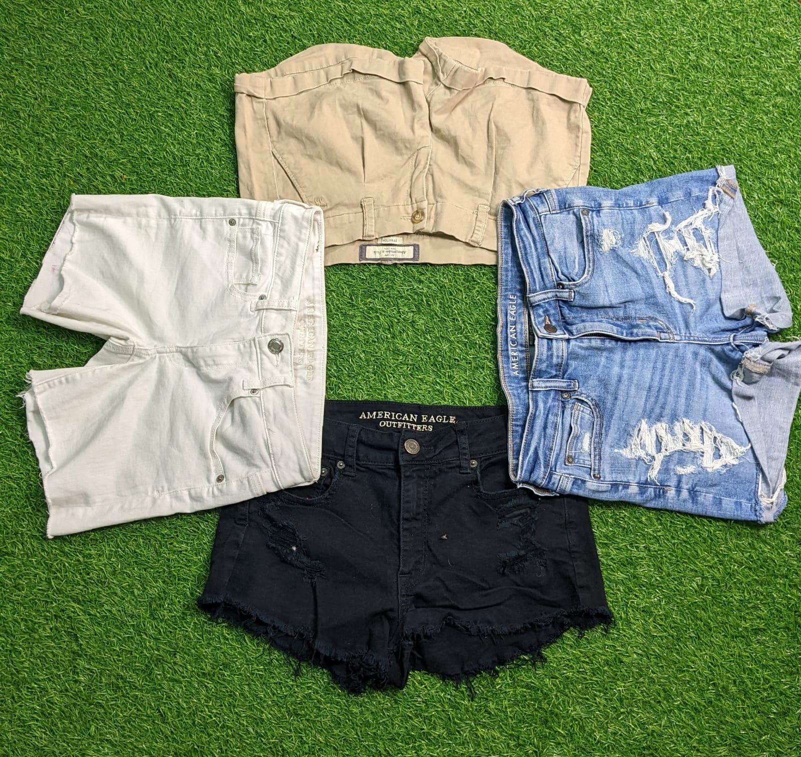 ##0010 denim mini short