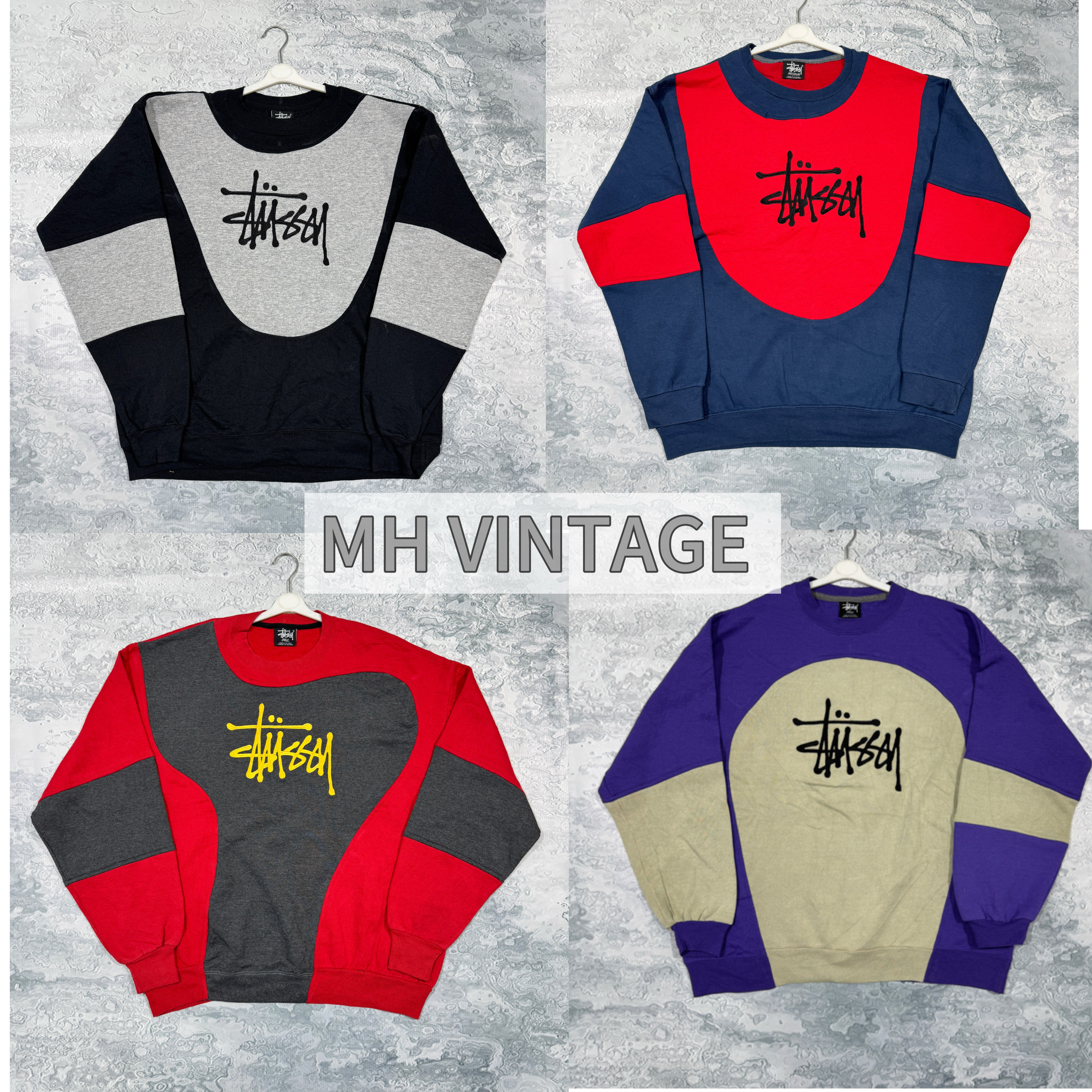 Stussy Rework Style Sweatshirts