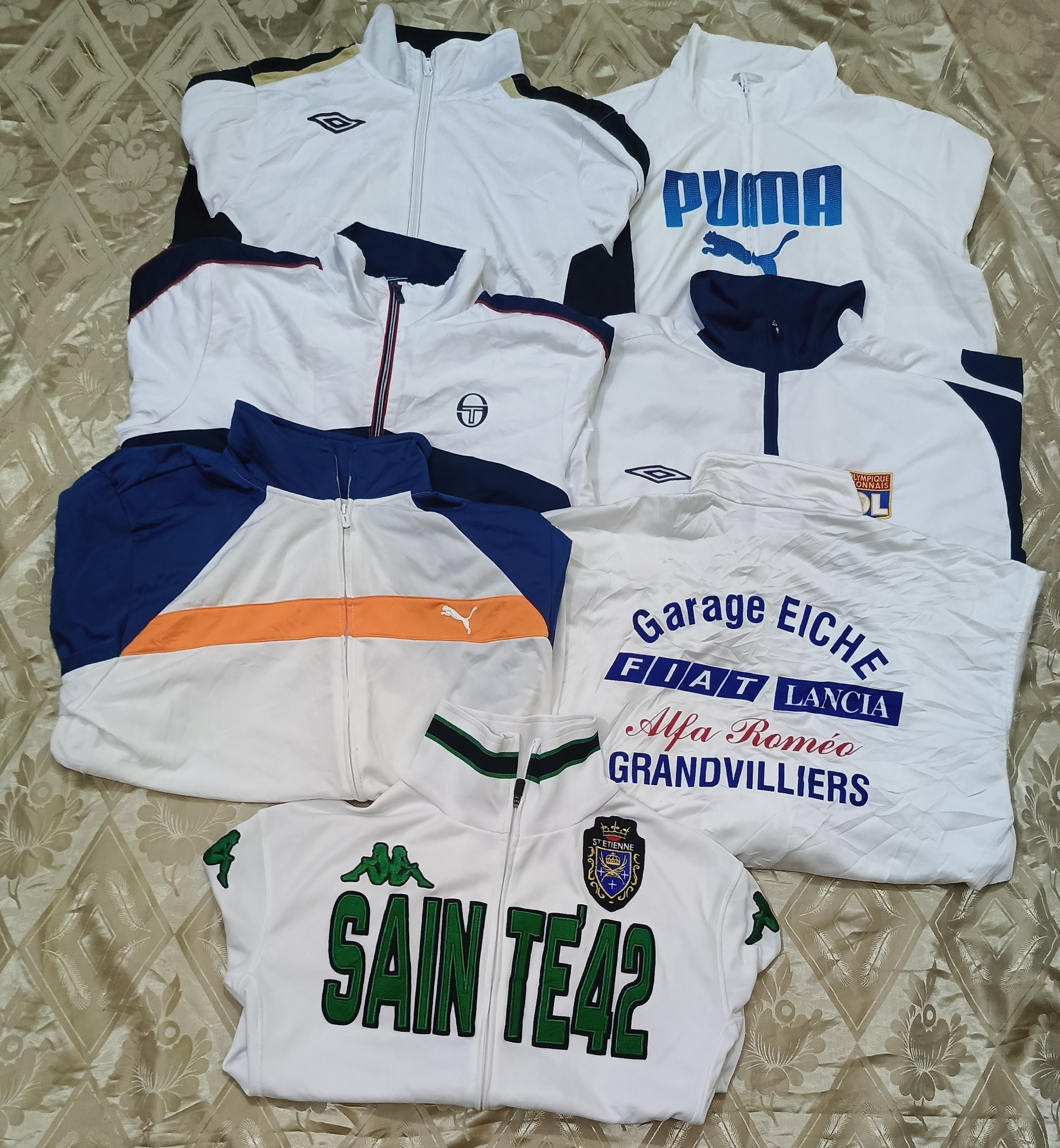 Mixed Branded Track Jacket And Windbreaker