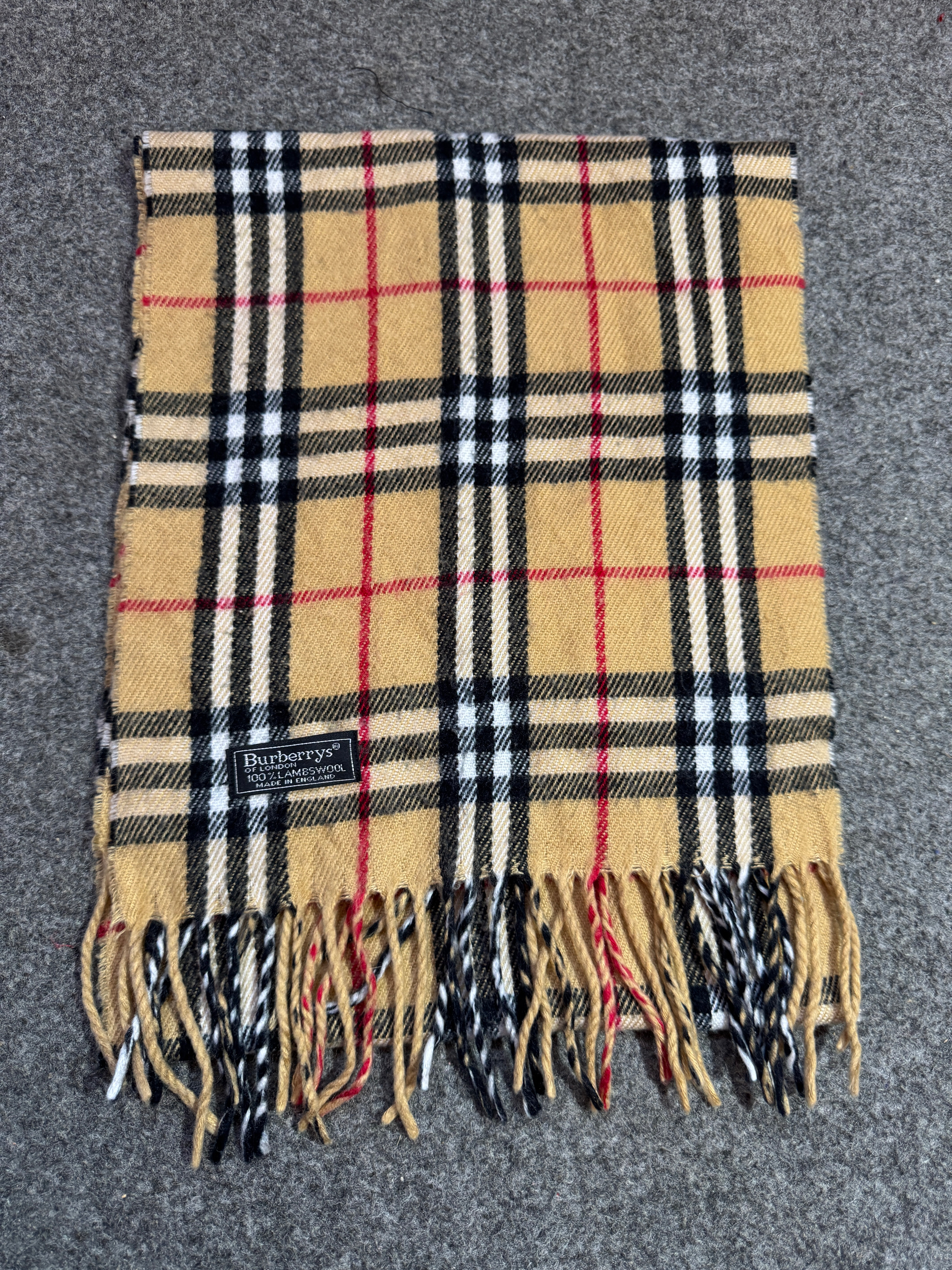 Beige Farbige Burberry Schals