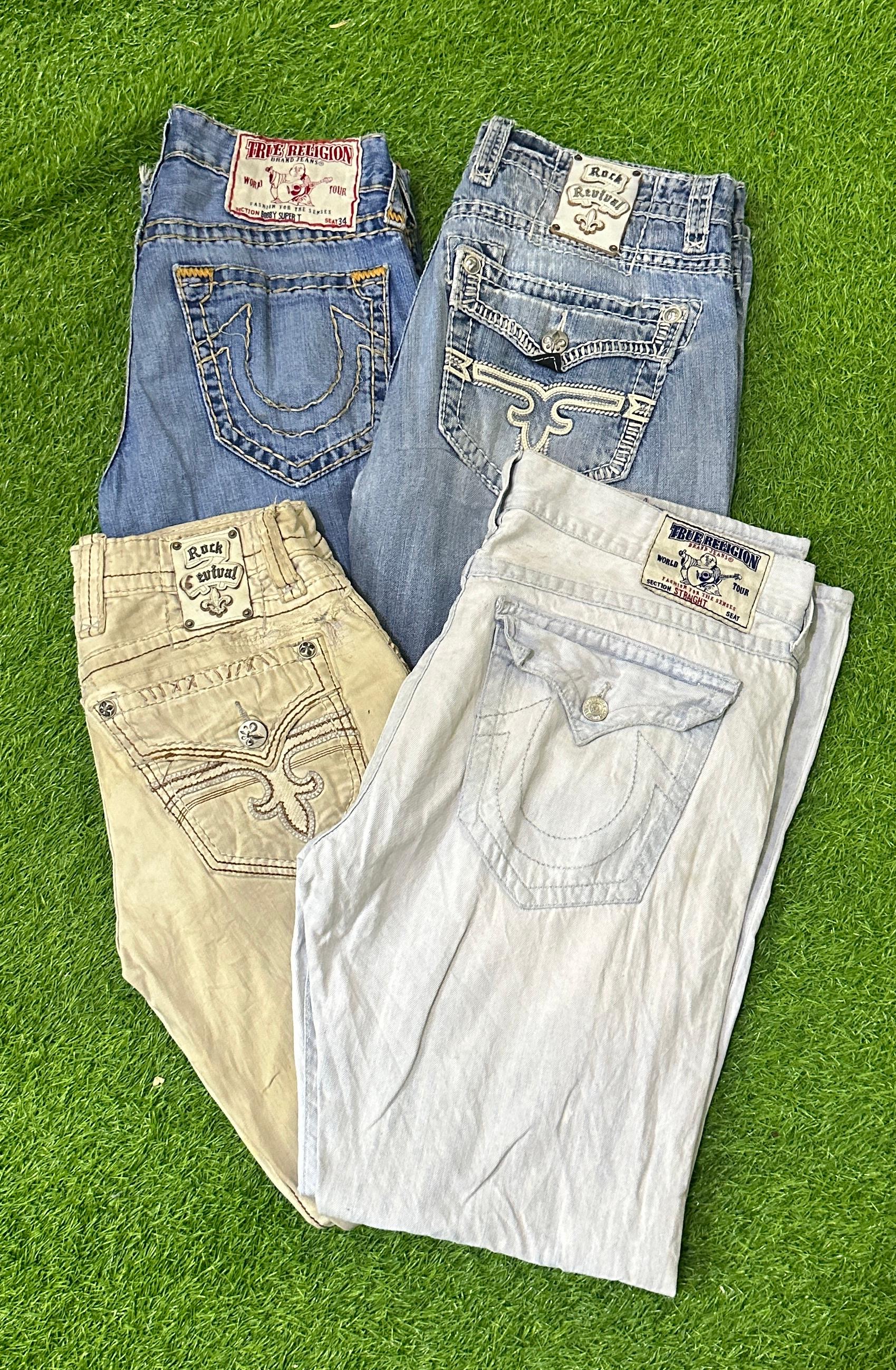 Y2k Miss Me, True Religion and Rock Revival Jeans