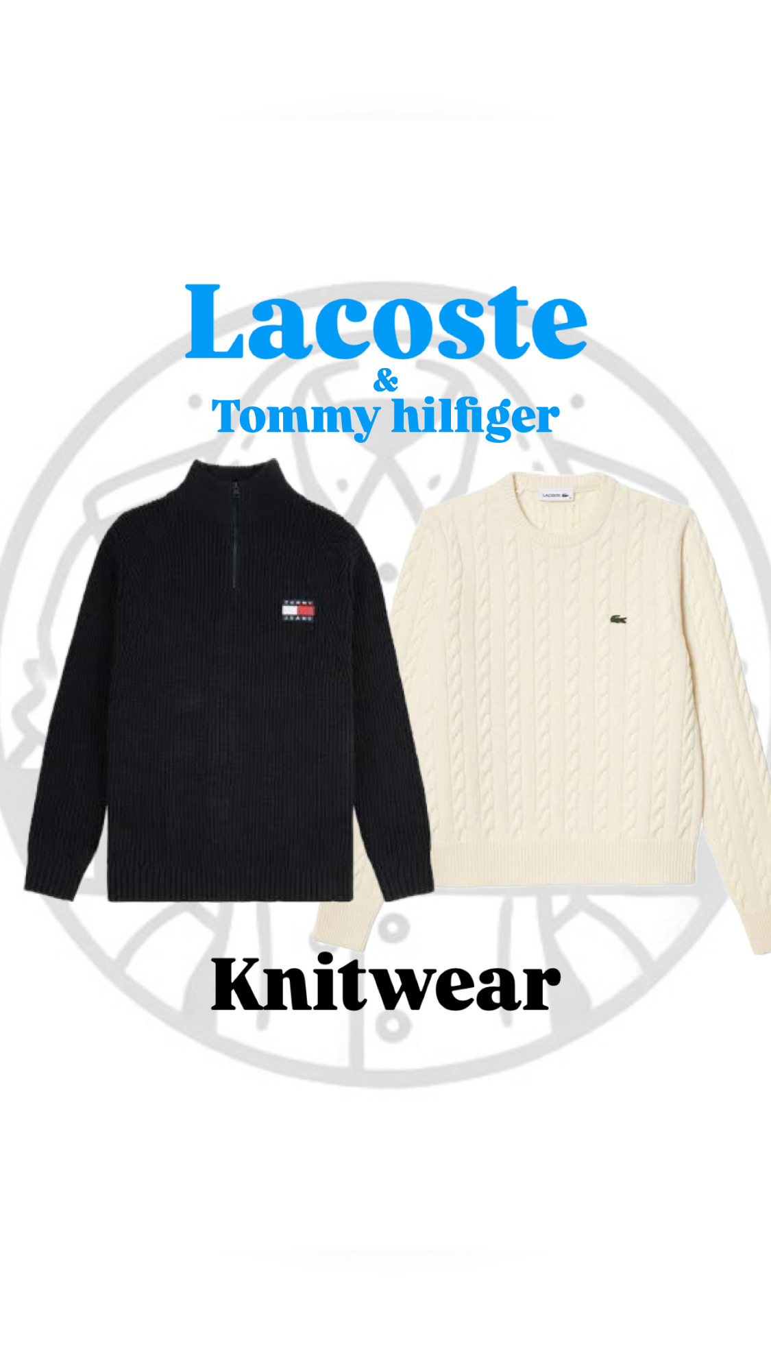 Lacoste & Tommy Hilfiger ニットウェア