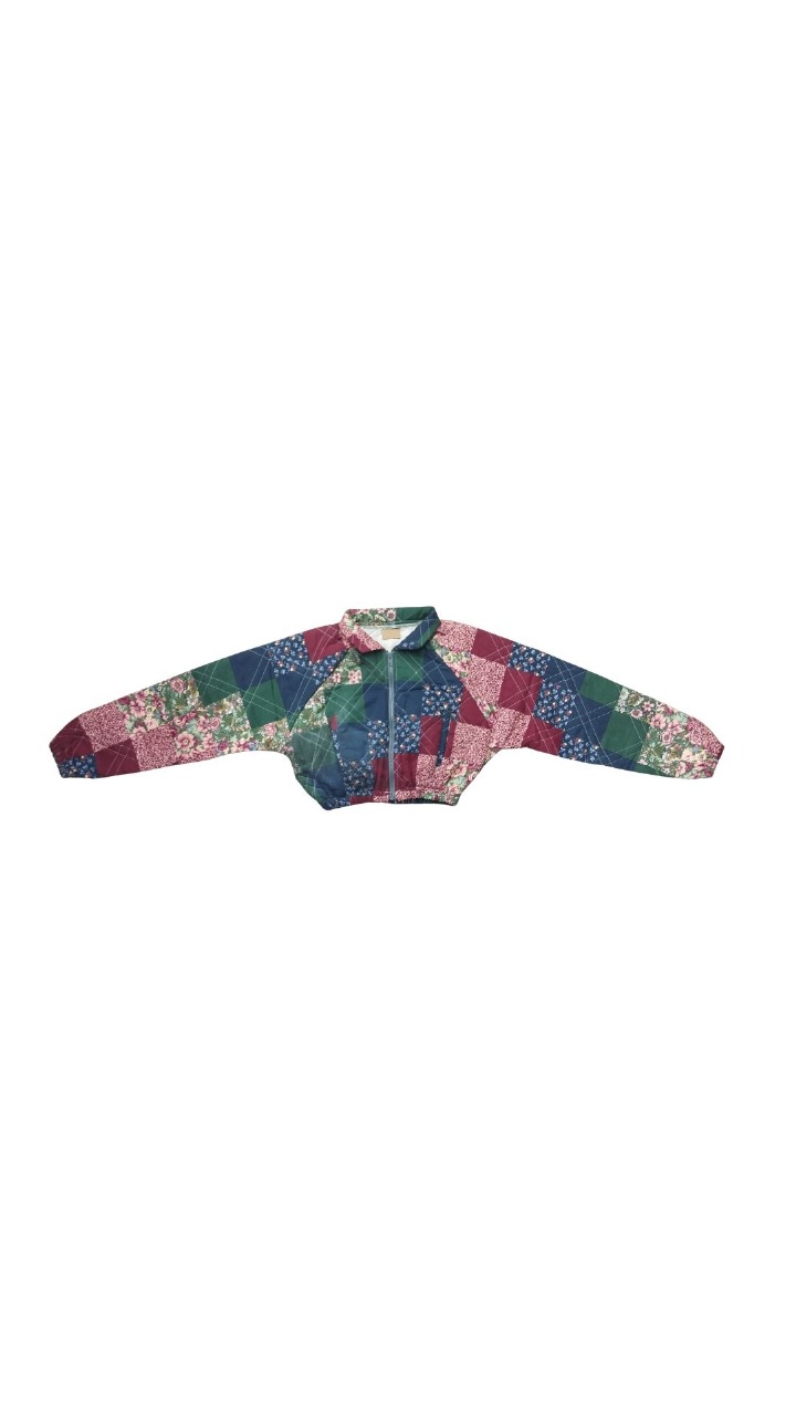 Upcycled Quilted Cropped Jacket
