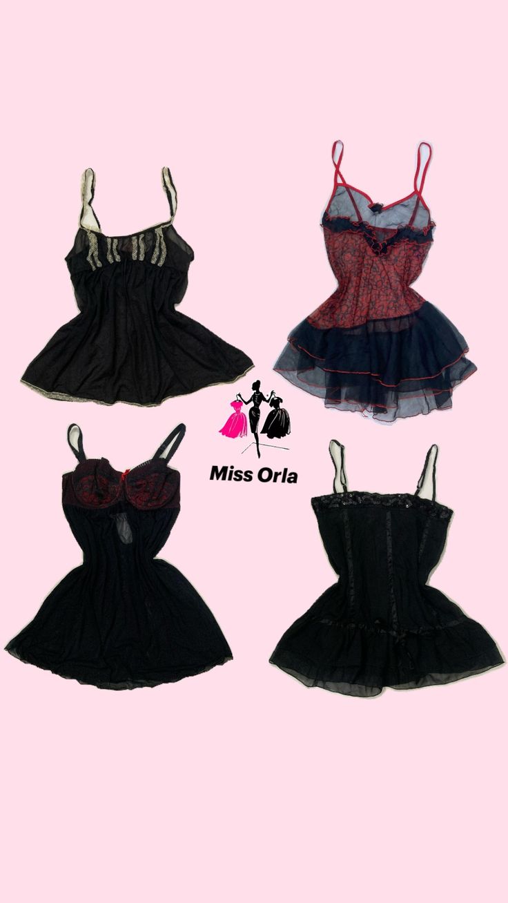 Y2k Dark Desire Duo Camisole Top (M-062)