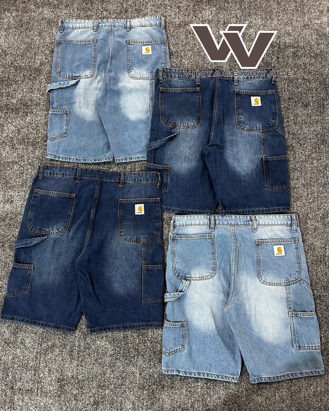 Carhartt Rework Style Denim Shorts - #15825