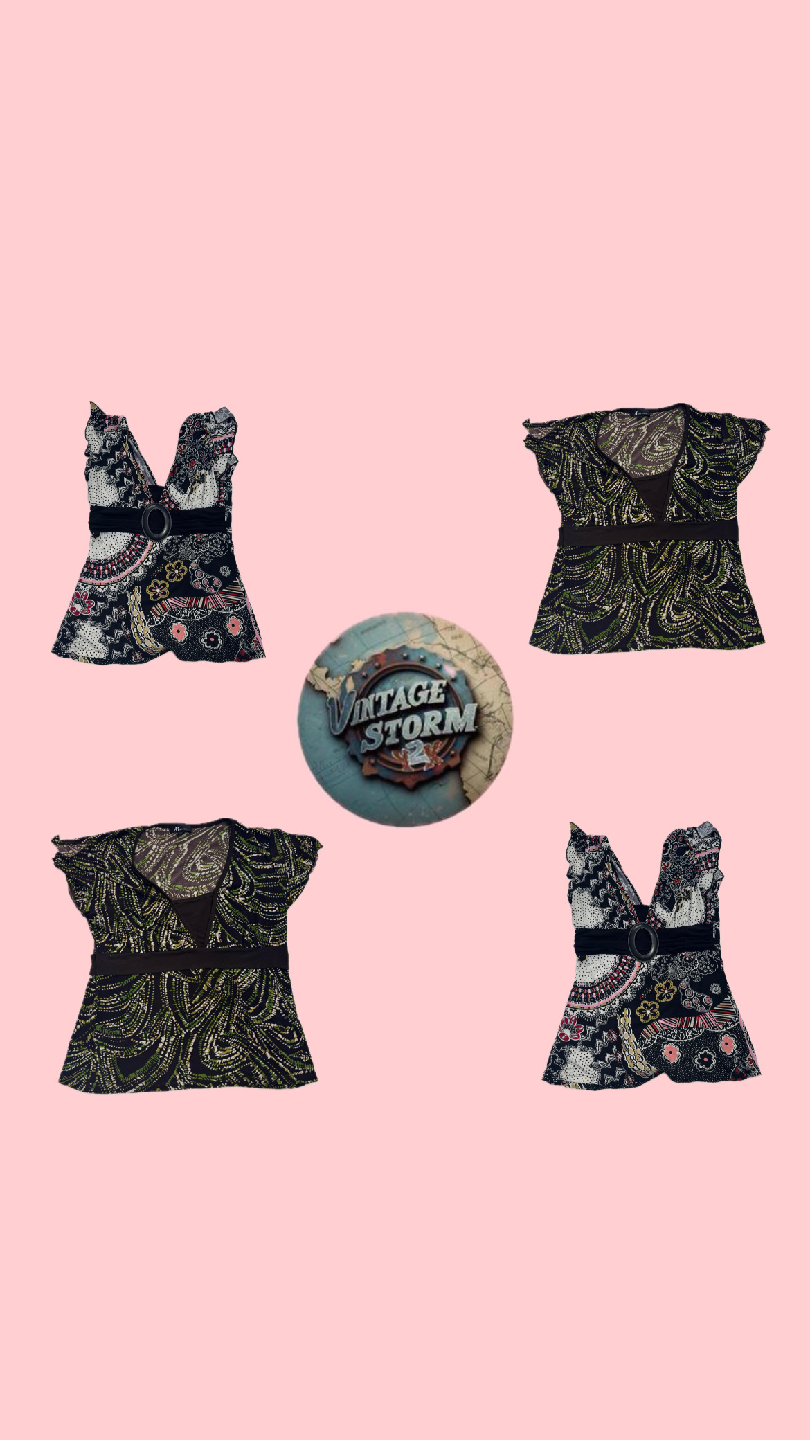 Y2K Elite Edit Poly Blouses
