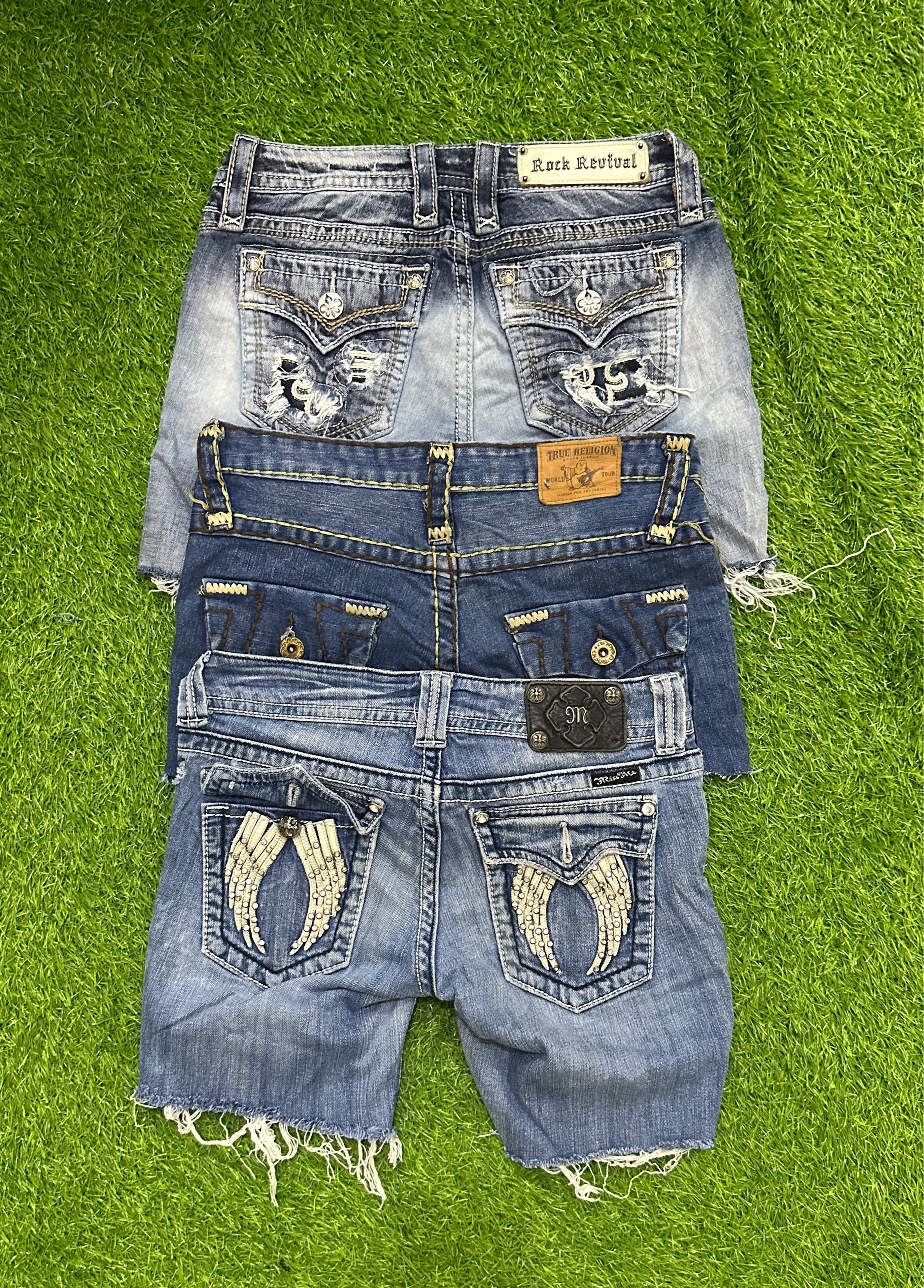 Shorts Miss me, Rock Revival et True Religion