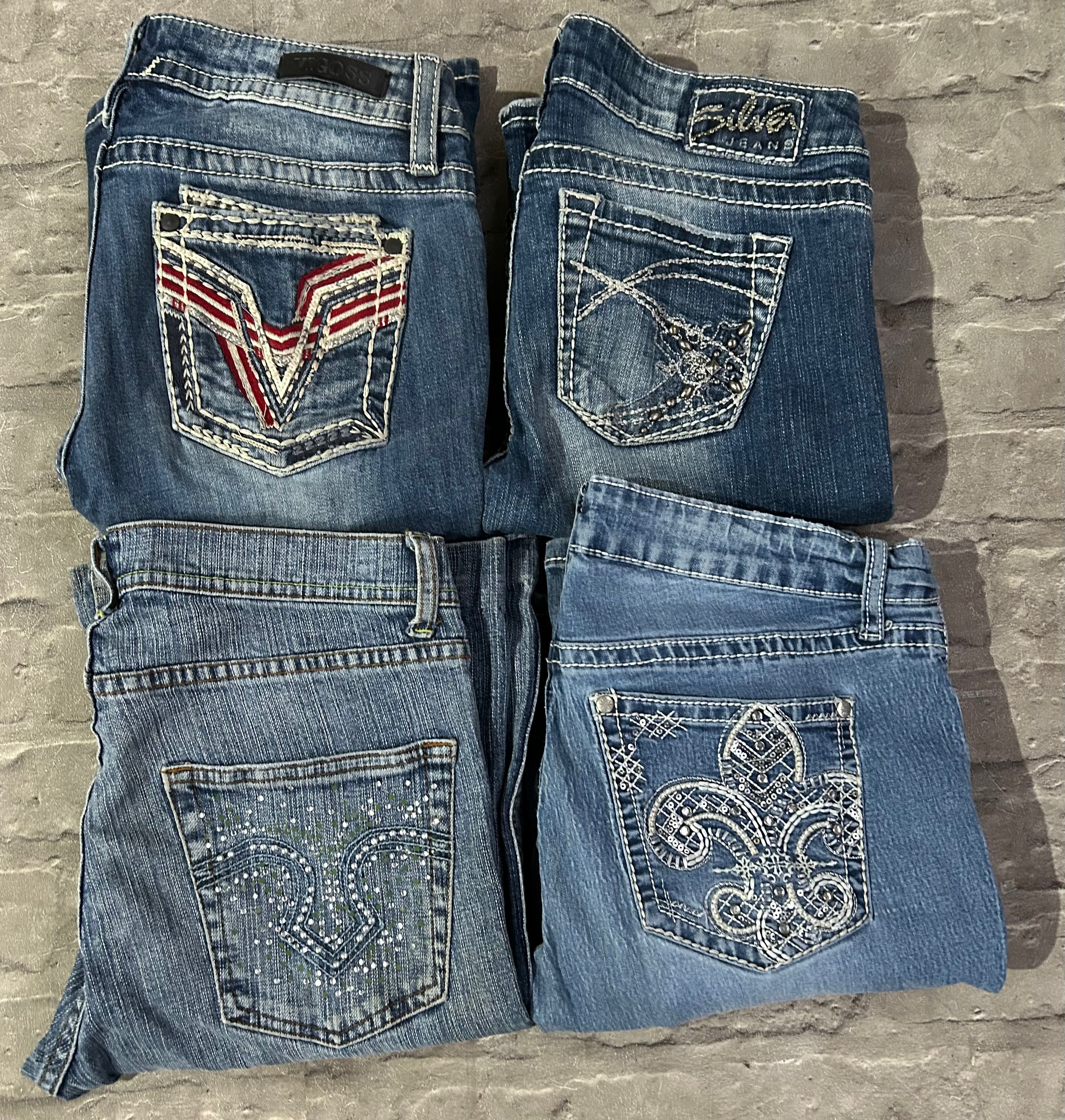 Women Y2K Flared Jeans