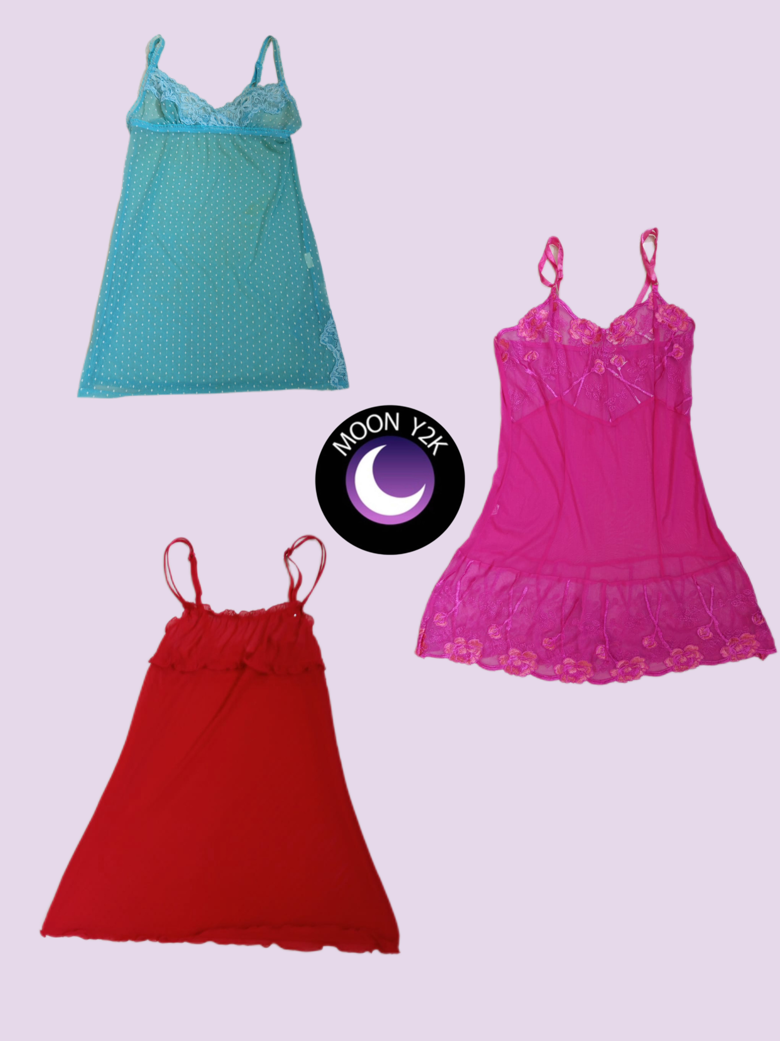 Y2K Vamos ficar íntimos tops de lingerie em malha (M-537)