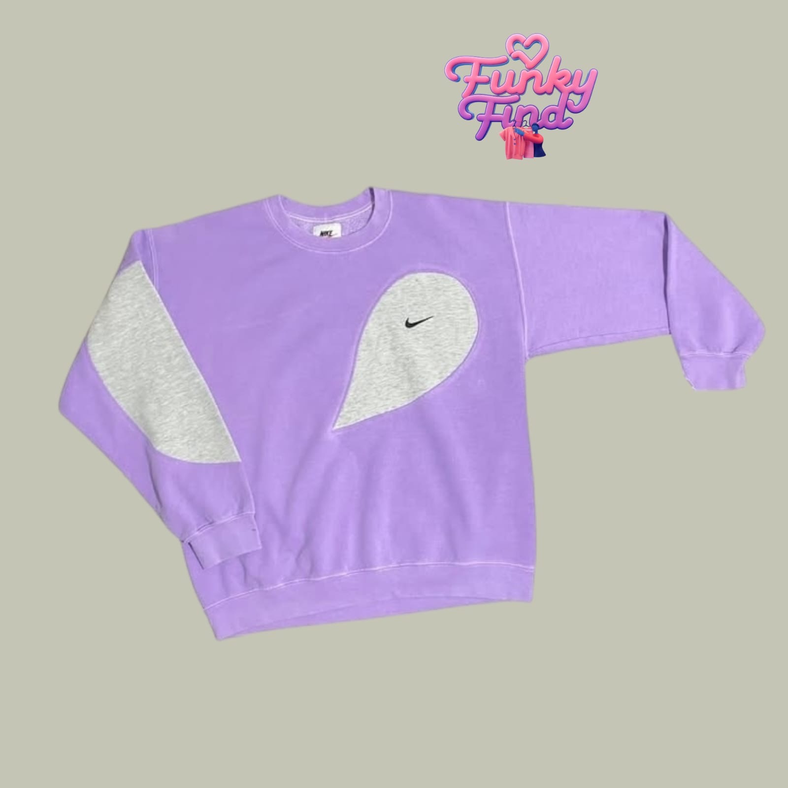 Upcycled Nike Branded Sweatshirt