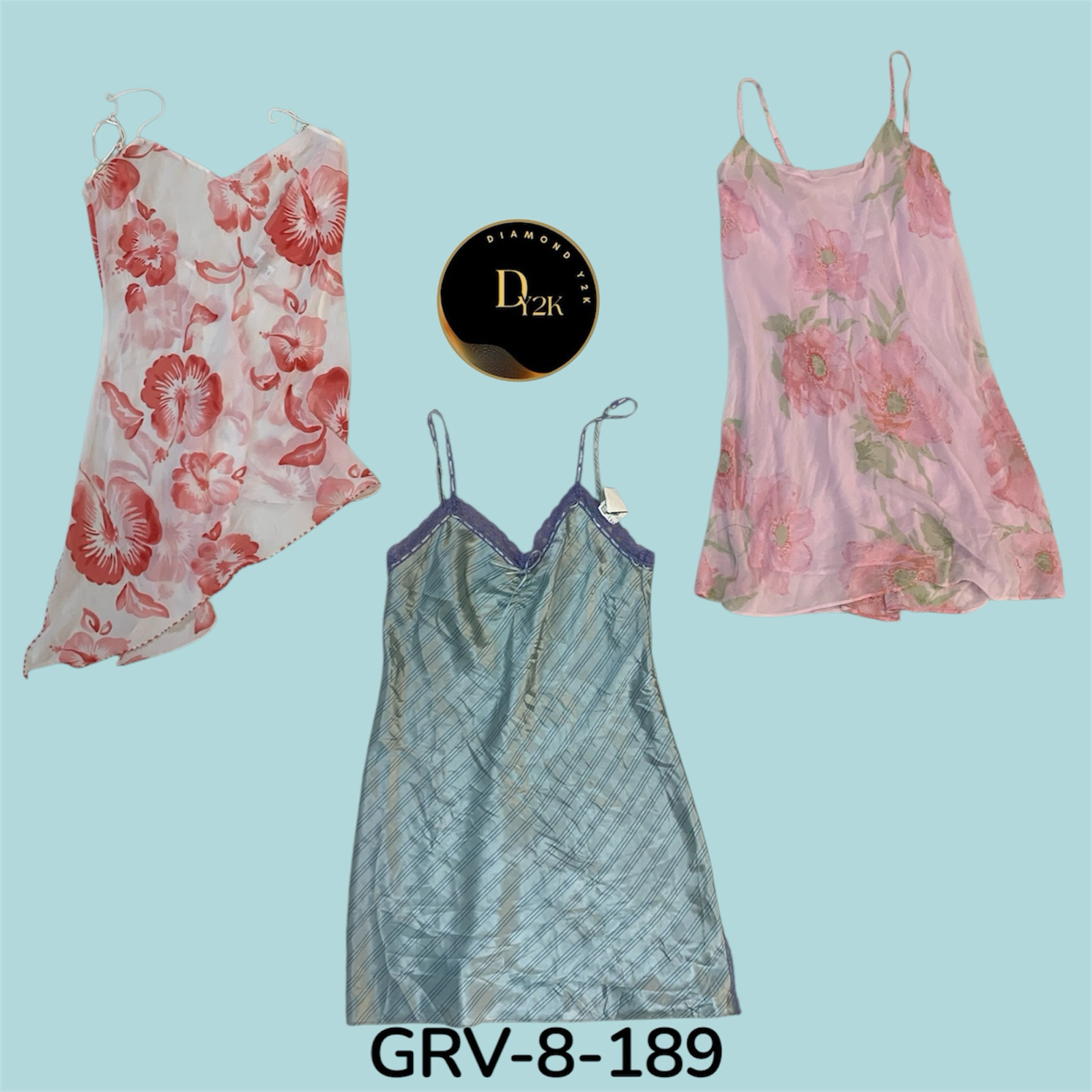 Y2k mix mini sleep dresses  (GRV-8-189)