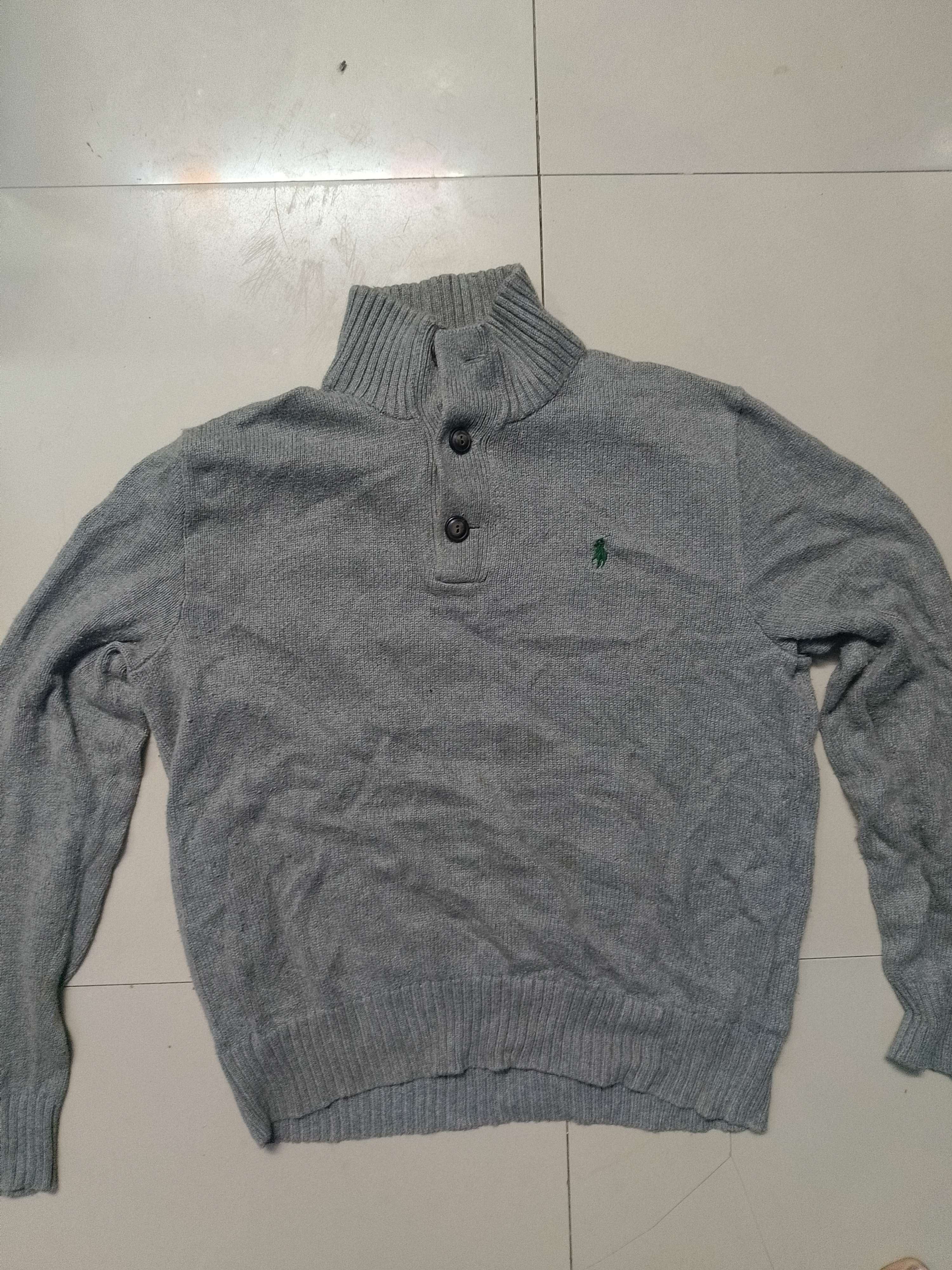 Polo ralph lauren button knit sweater