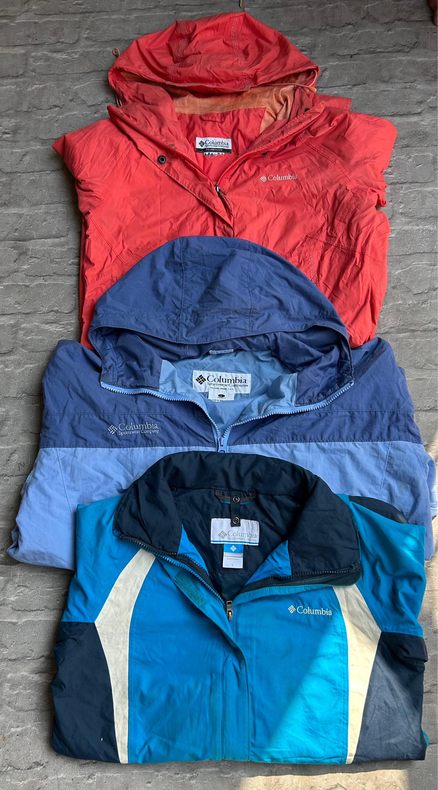 Columbia Windbreakers
