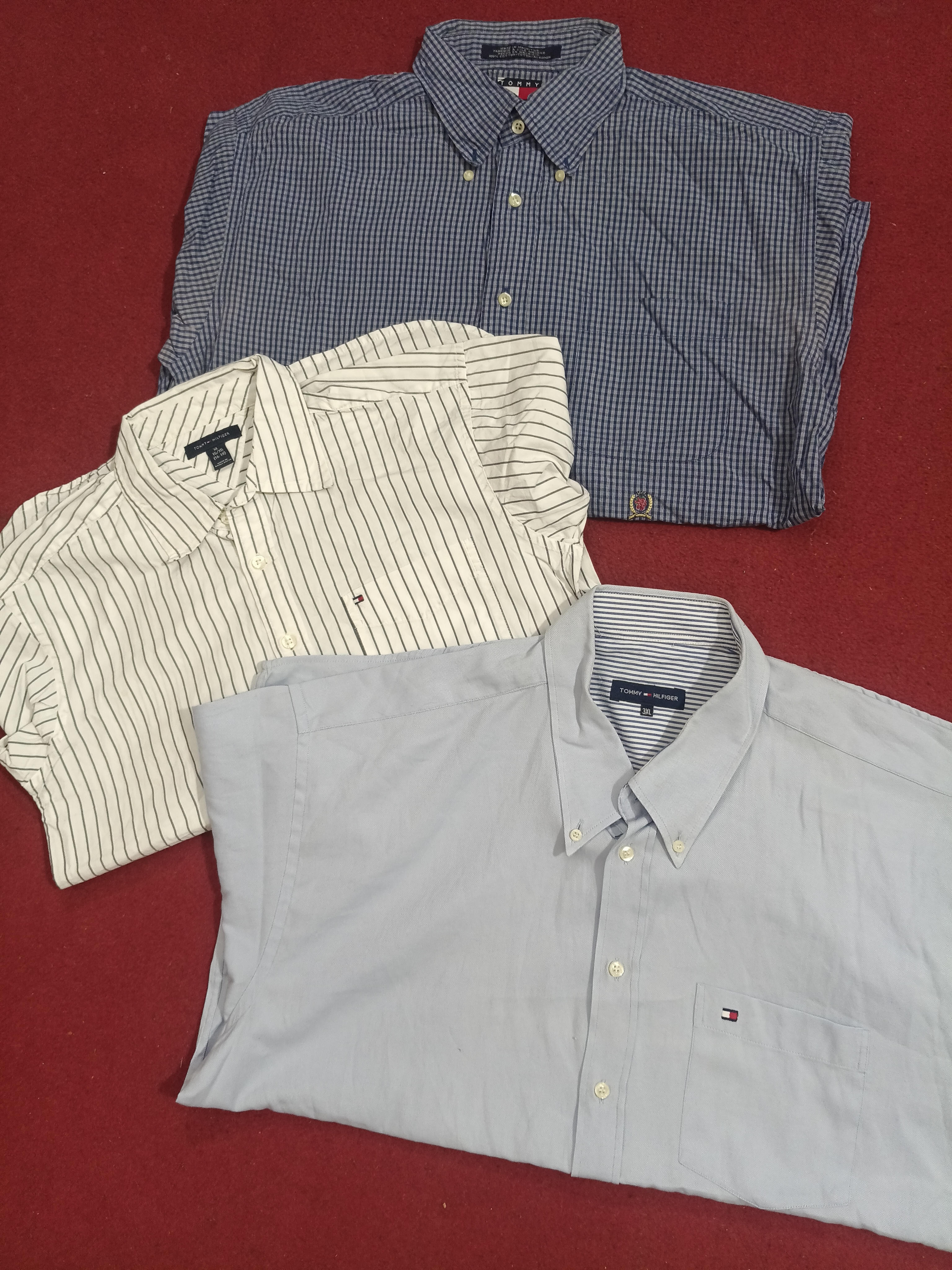 Camicie di cotone Tommy Hilfiger