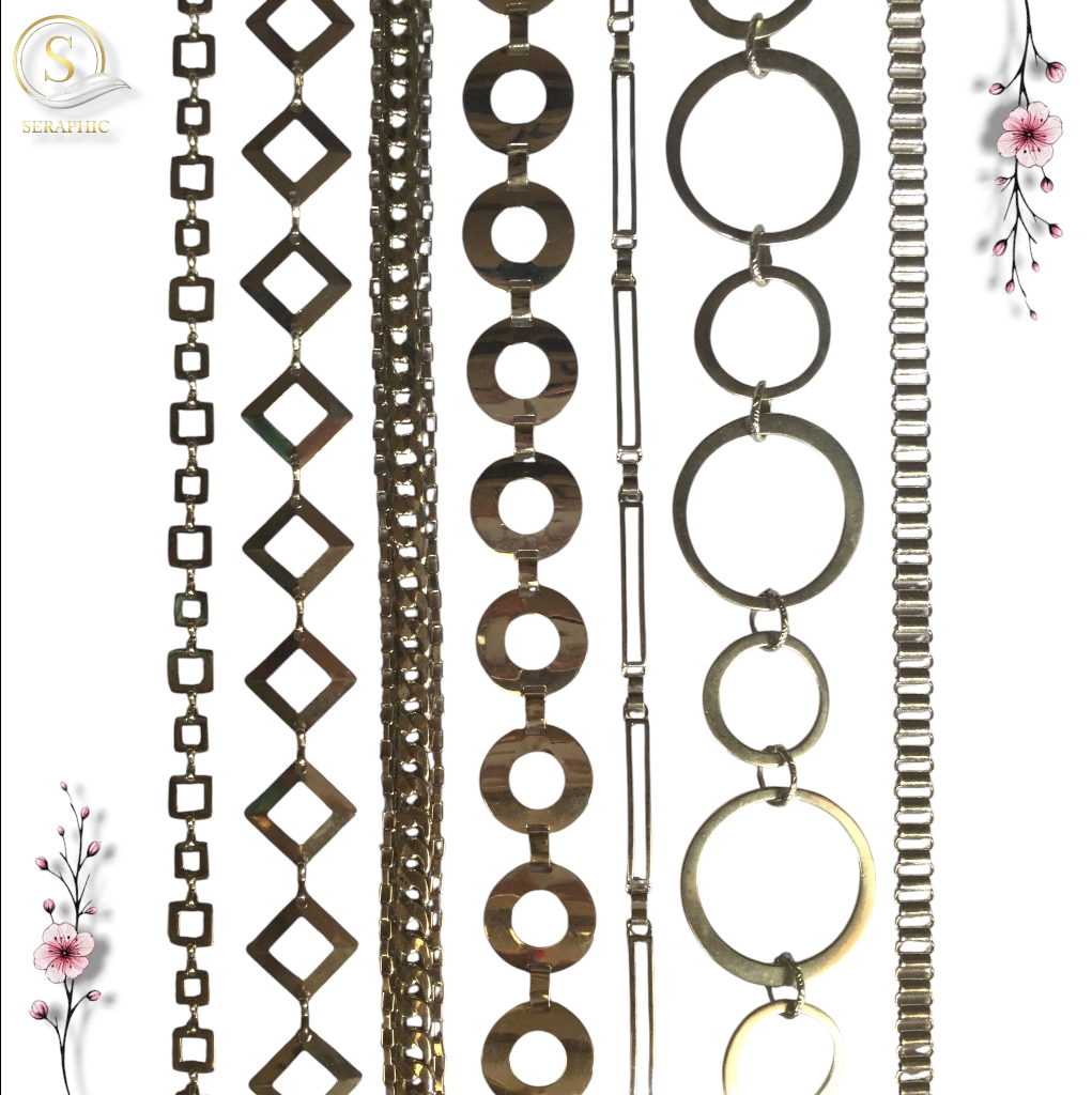 Y2K Silver Chain Belts