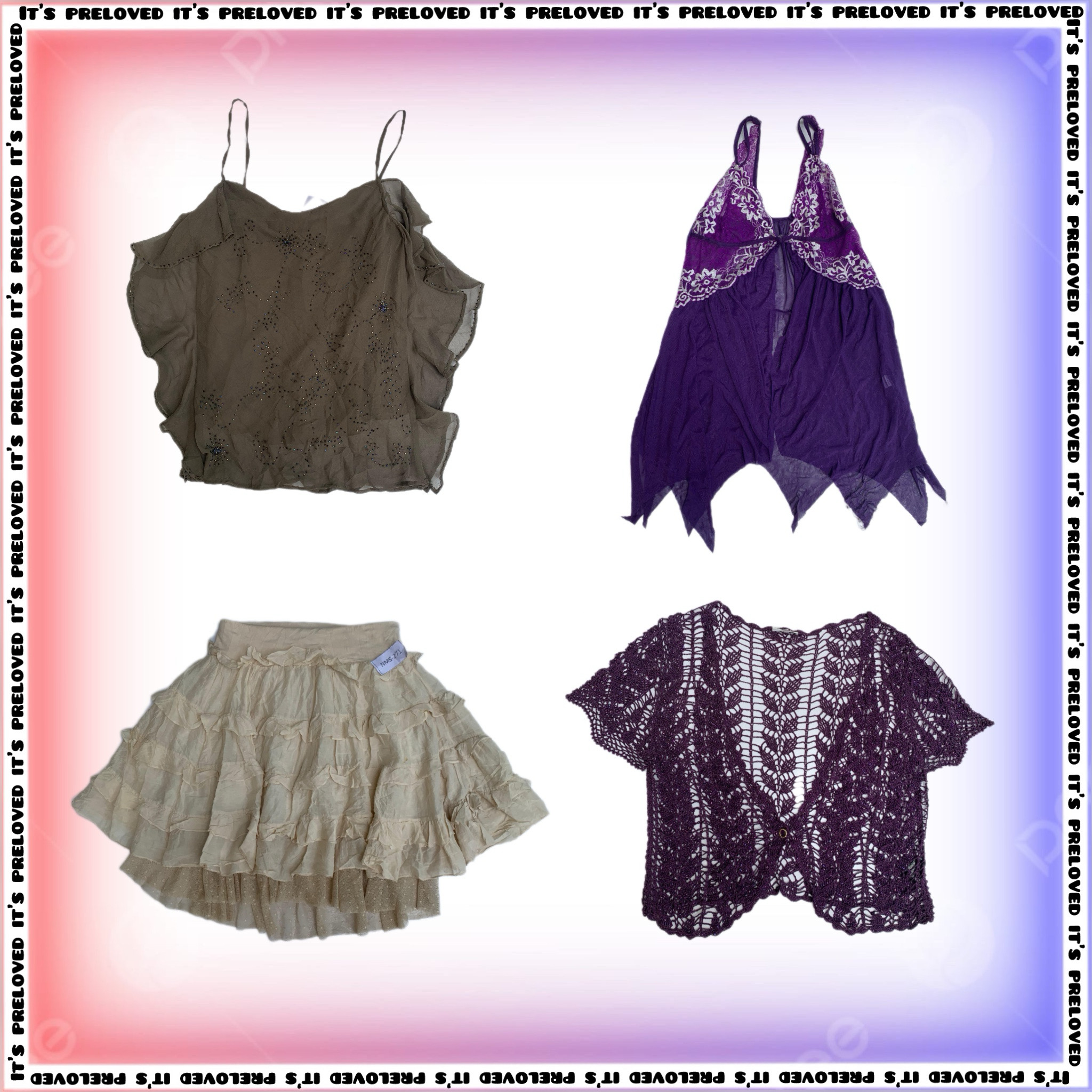 Dreamy Fairy Mix- Y2K Tops and Skirts-(SS-1142)