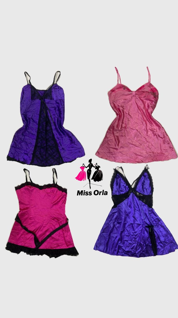 Y2k silk cami top bundle (M-063)