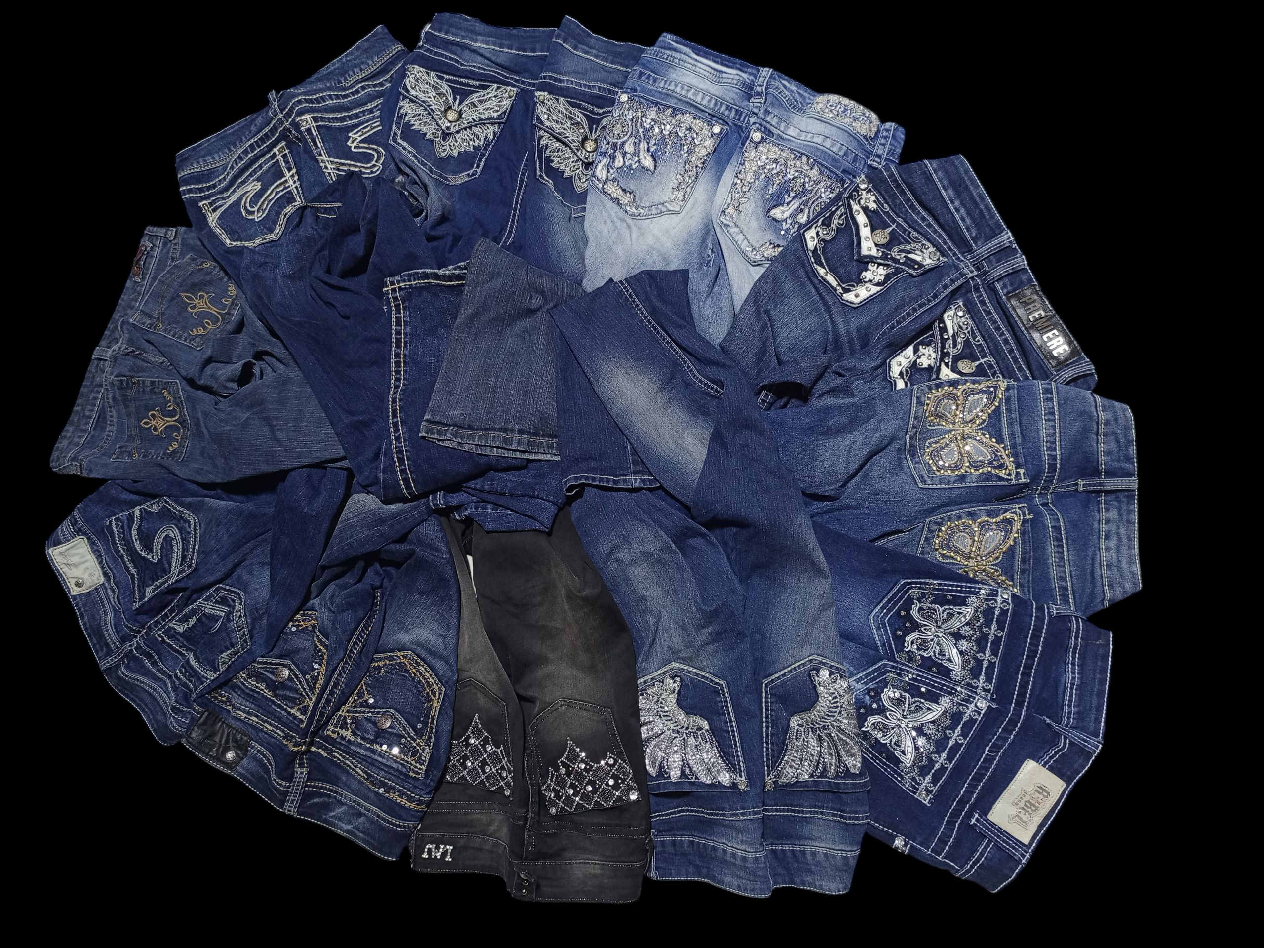 Bootcut Jeans aus Denim