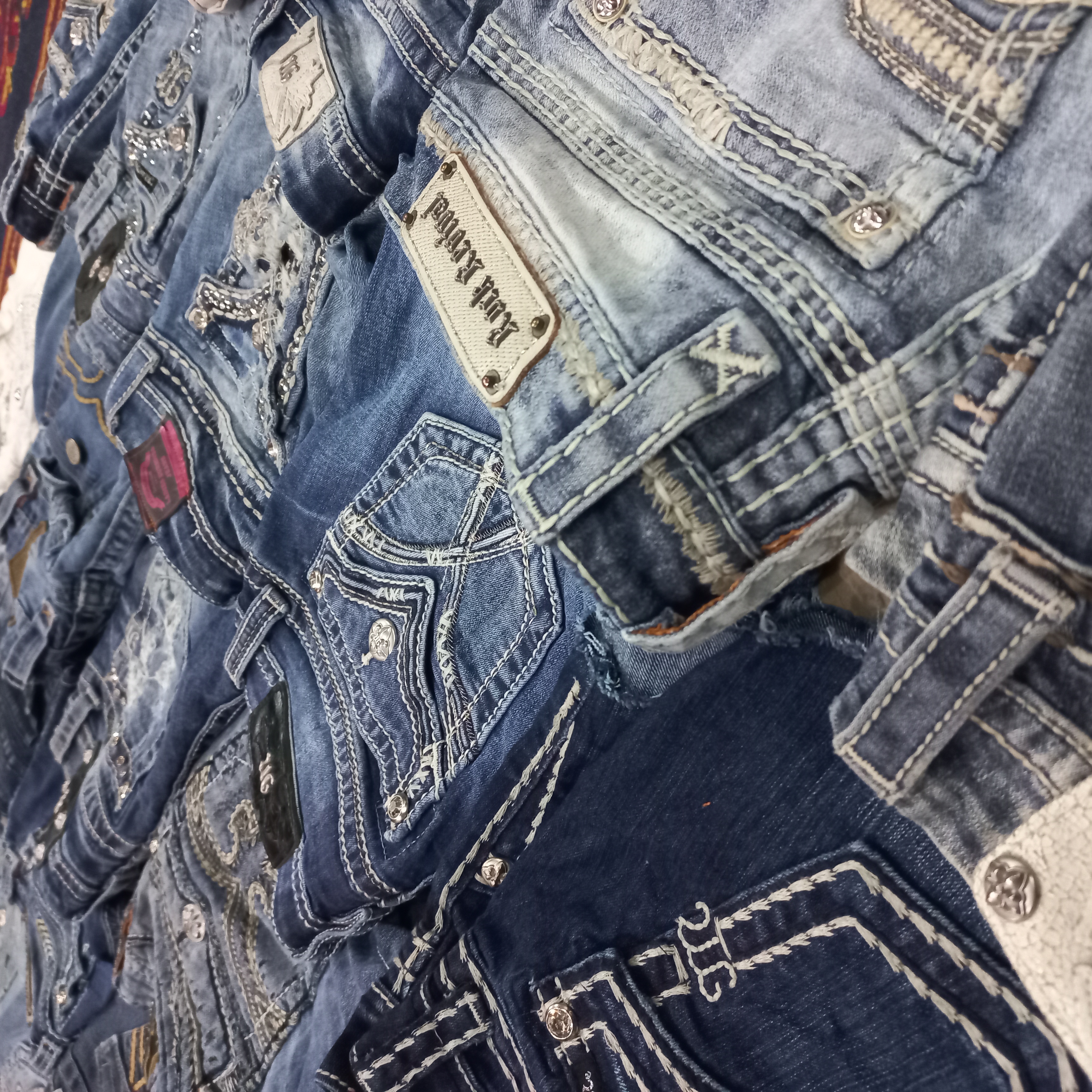 Damen Sexy Shorts - miss me true religion rock revival - 40U