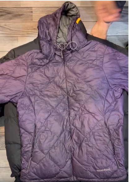 polo Ralph Lauren and Mont bell puffer jacket