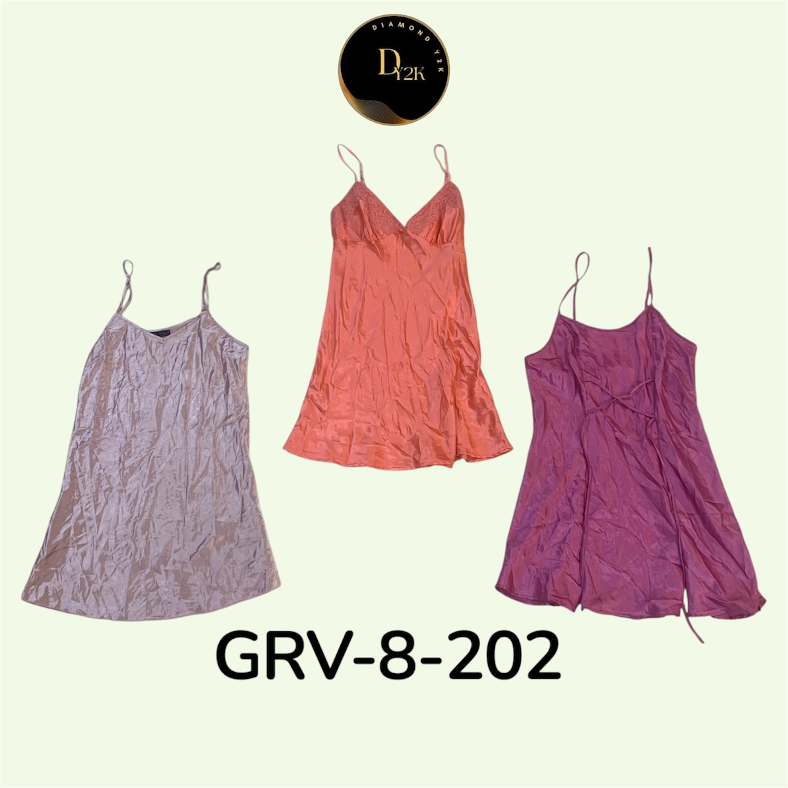 Robe de nuit rose Y2k (GRV-8-202)