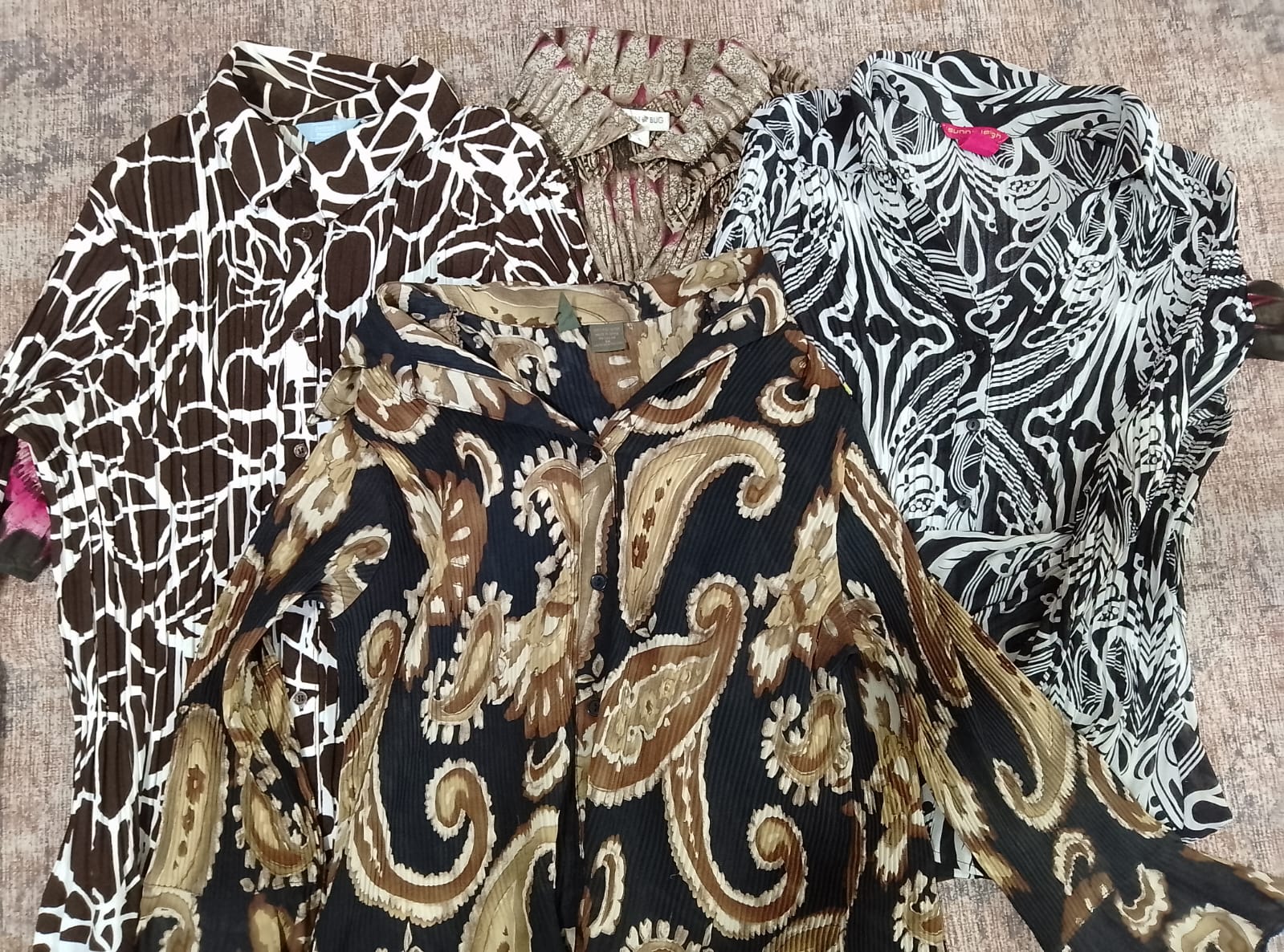 IQ0488 Y2K Ruffle Shirts