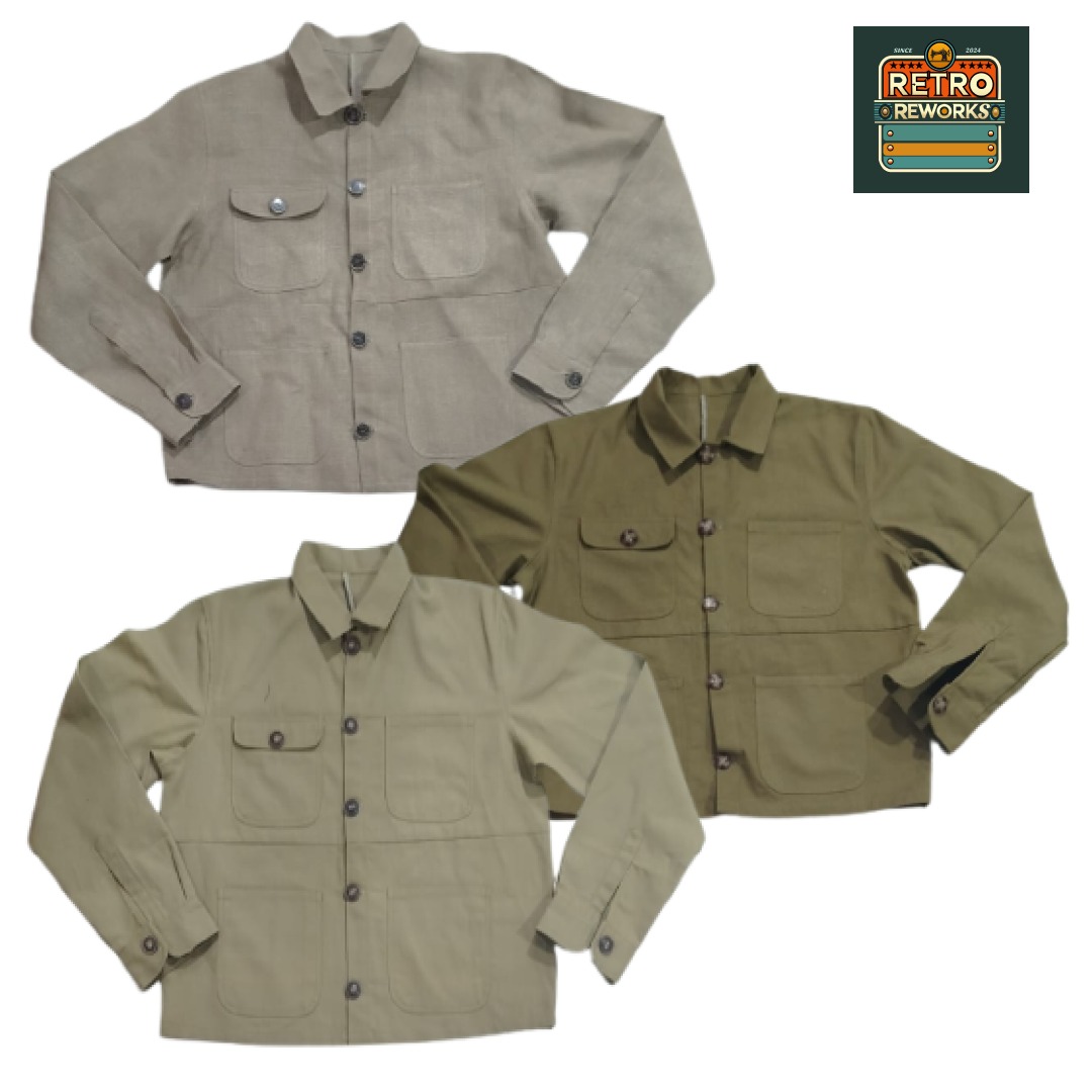 SS25 Upcycled Military Jackets
