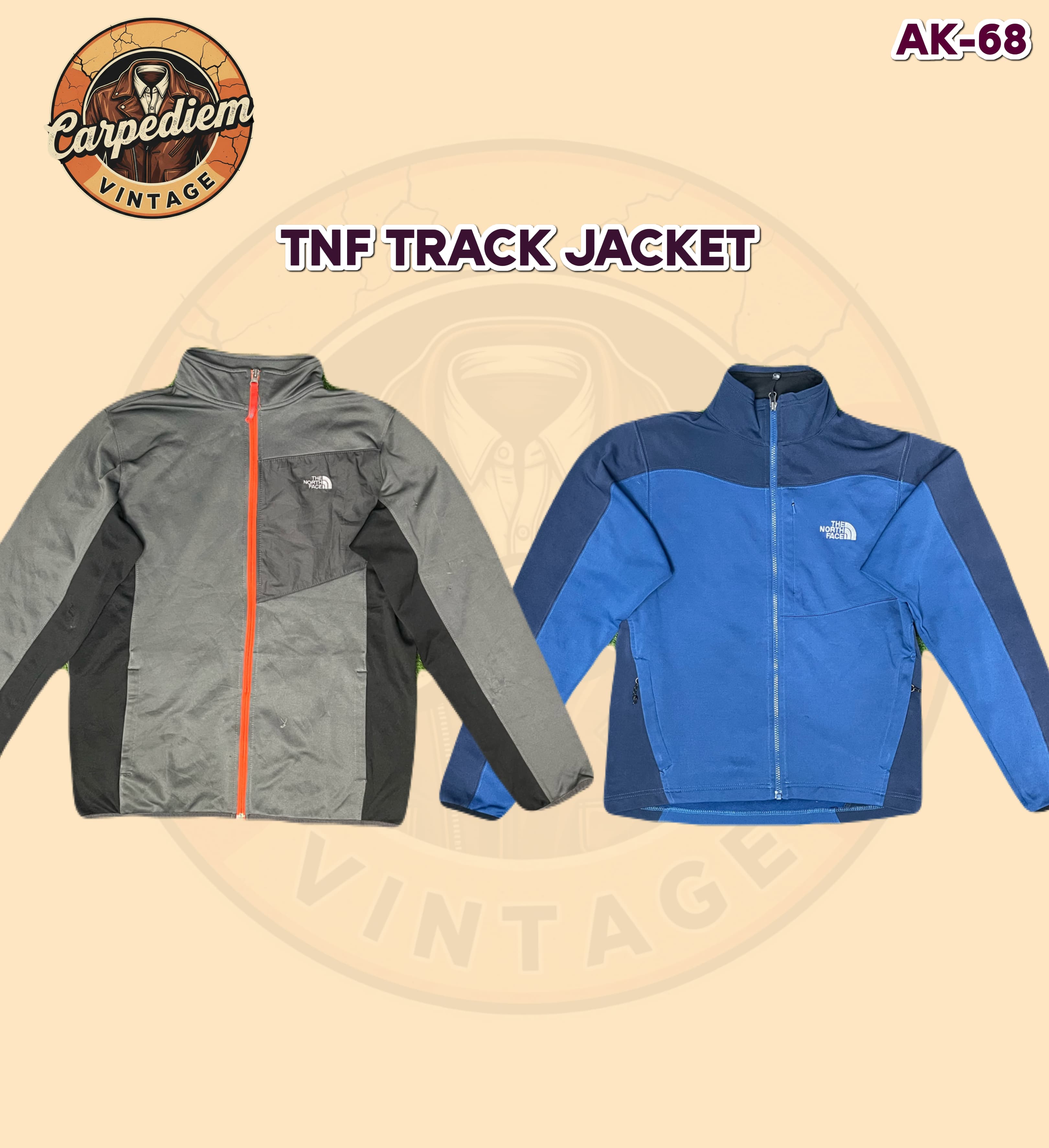 A jaqueta de trilha The North Face.