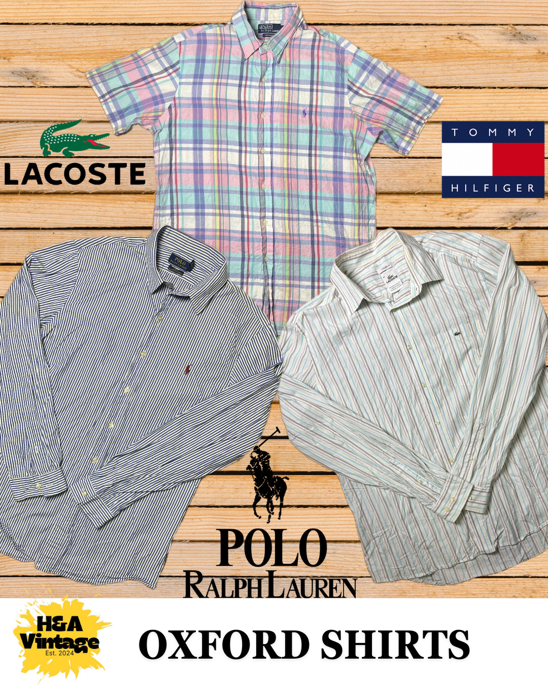 Ralph Lauren Lacoste Tommy Formal Shirts