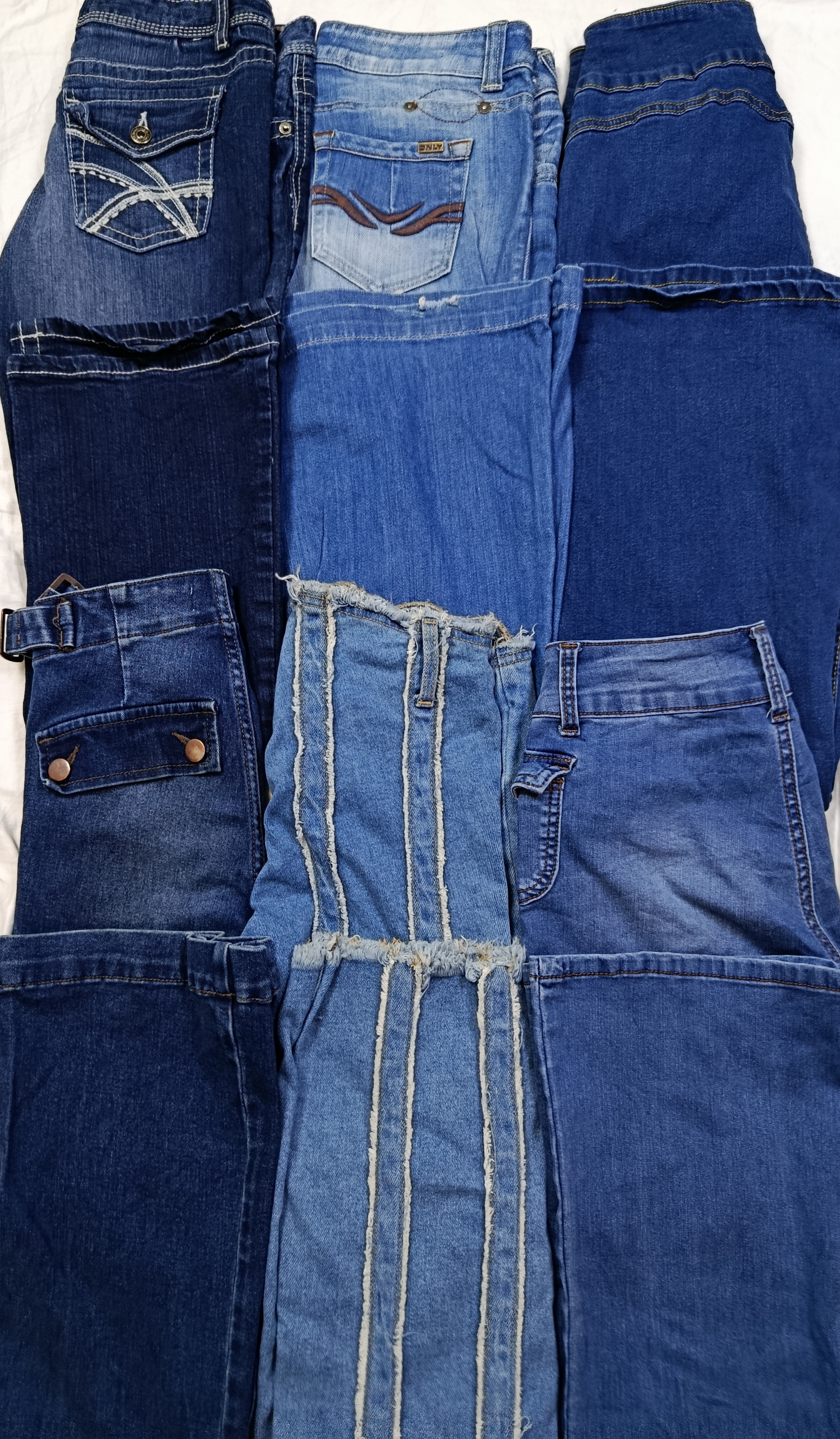 Unmarkierte Flared/ Bootcut/ Schlaghosen Jeans 2058