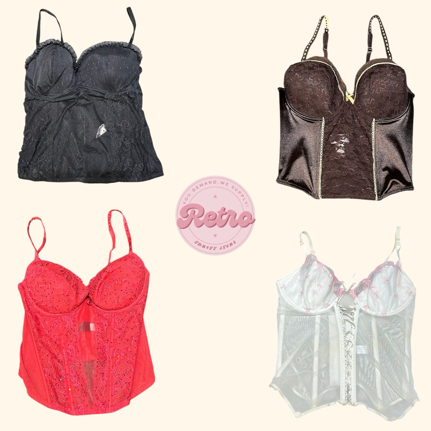 Glamour in lace y2k corset