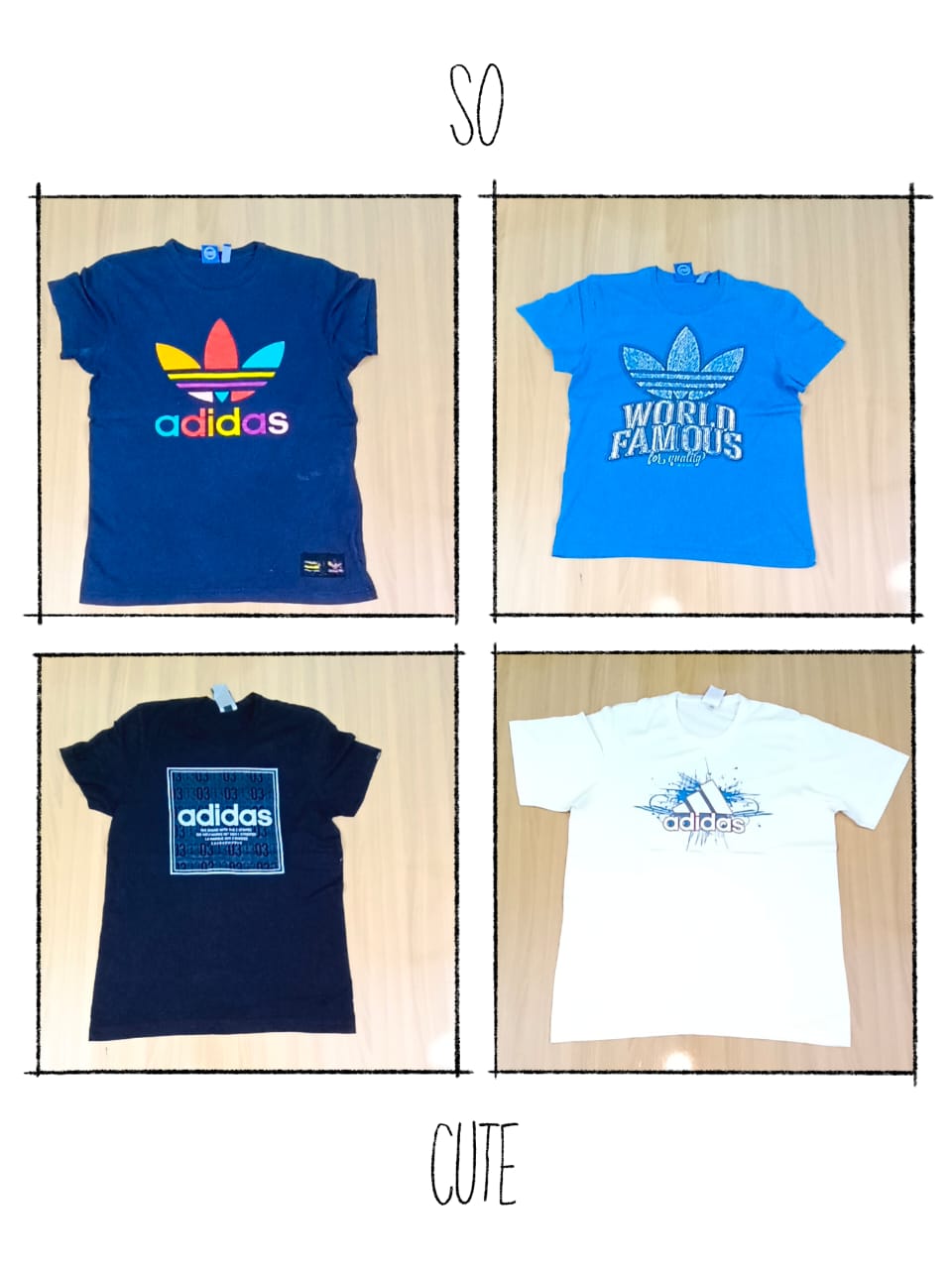 JA 0344 ヴィンテージ アディダス ラウンドネック Tシャツ