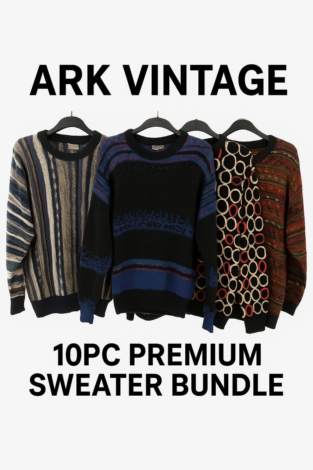 Coogi & Coogi-Style 3D Knit + Premium Sweaters