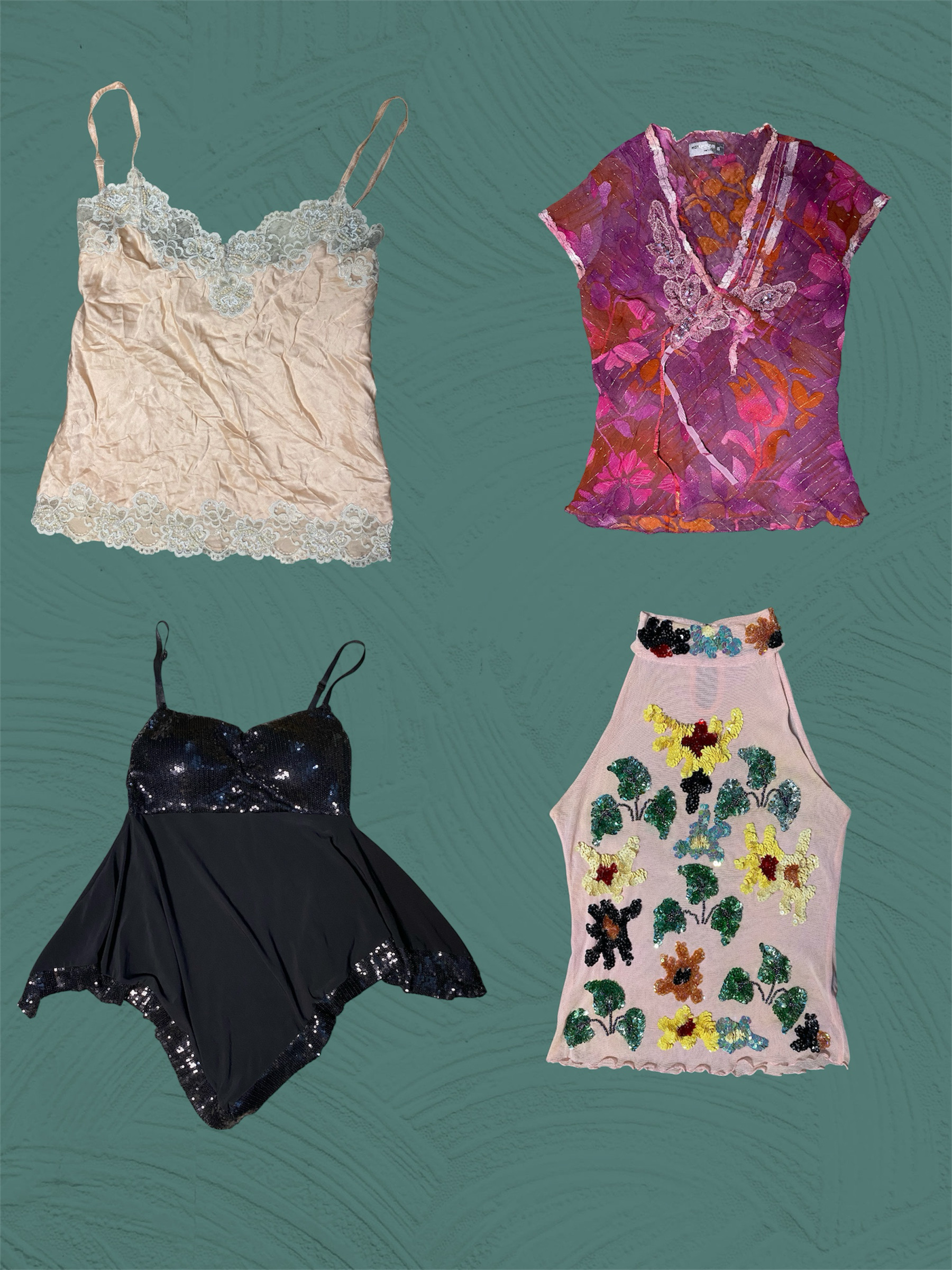 Elegant Embellishments mix Tops(TS:683)