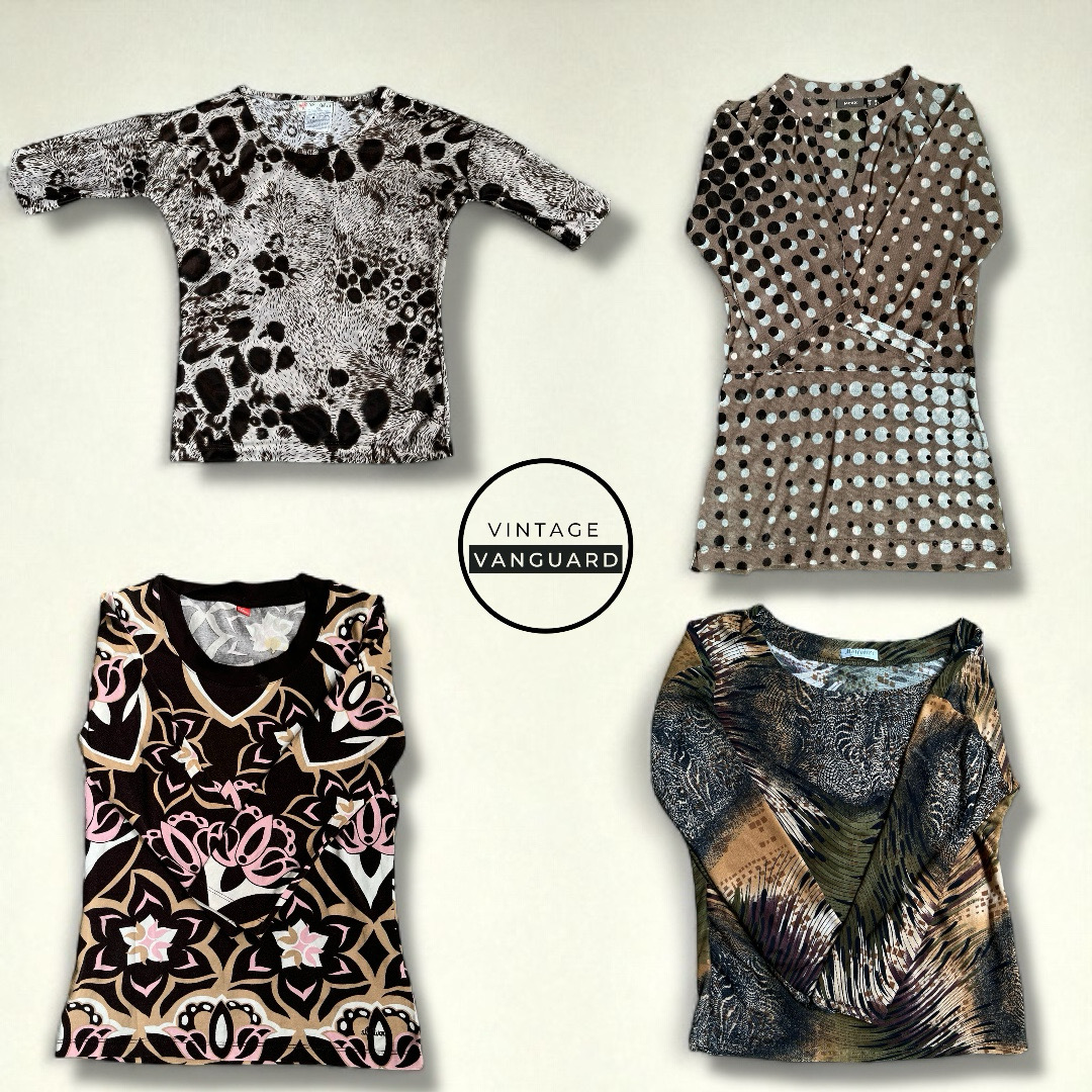 Y2K Wild Spirit bedruckte Bluse