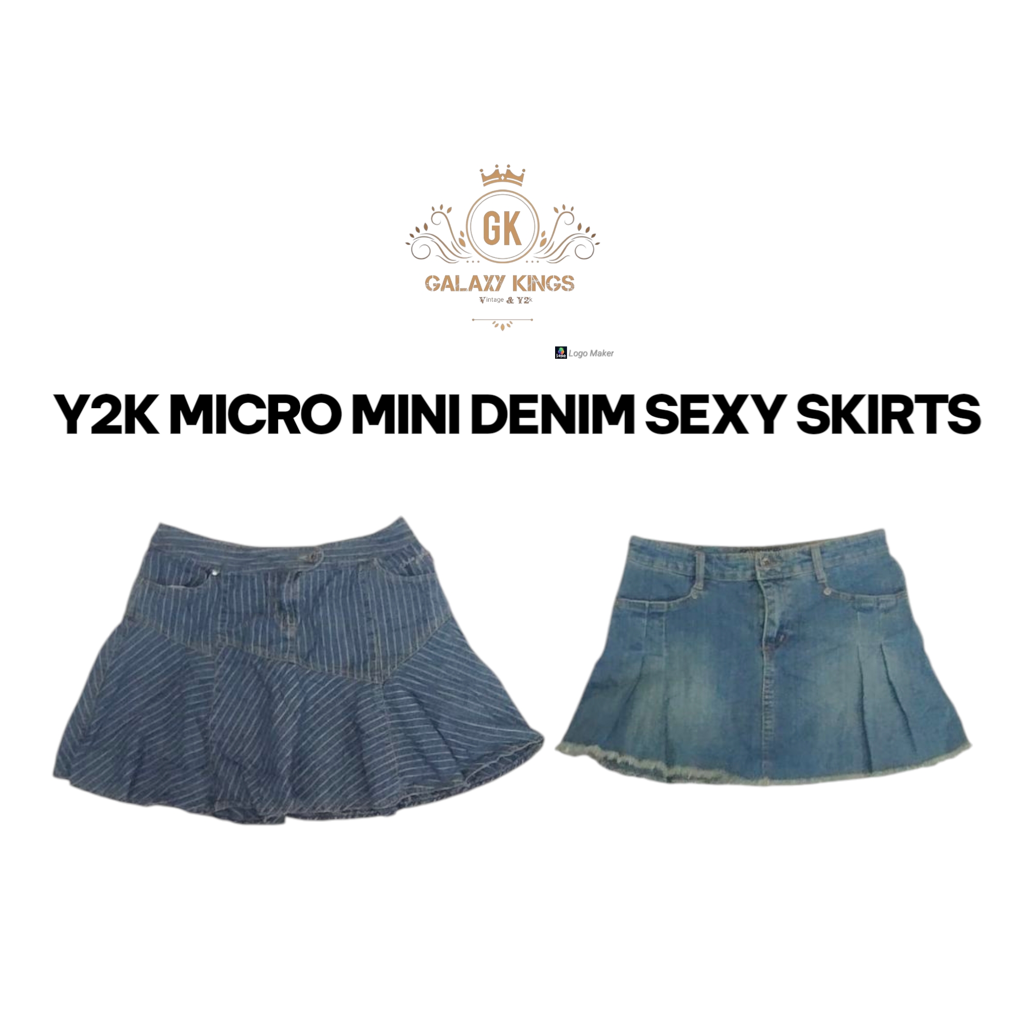 SAIAS SEXY DE JEANS MICRO MINI Y2K