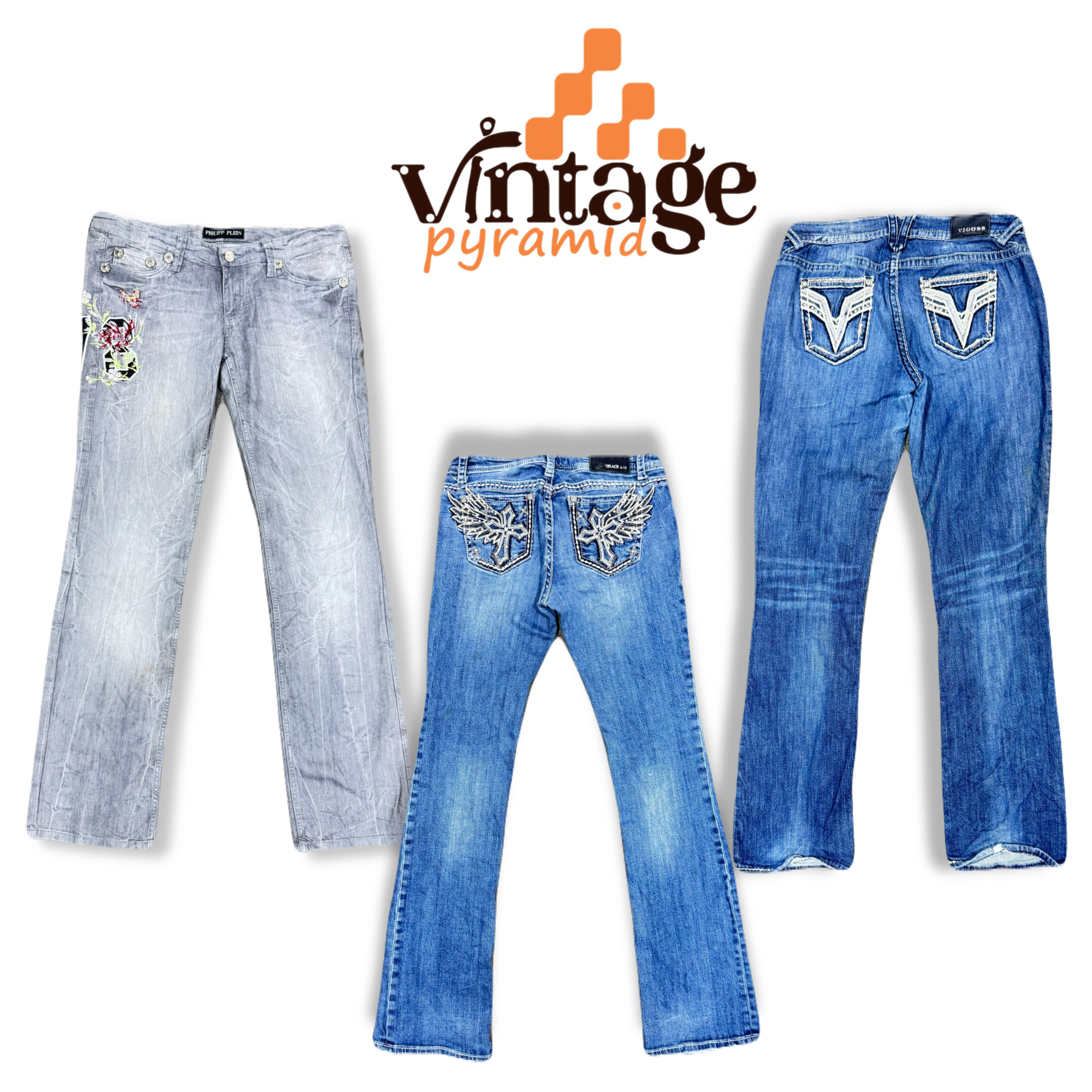 VPX02 Embellish Flared / Bootcut Jeans