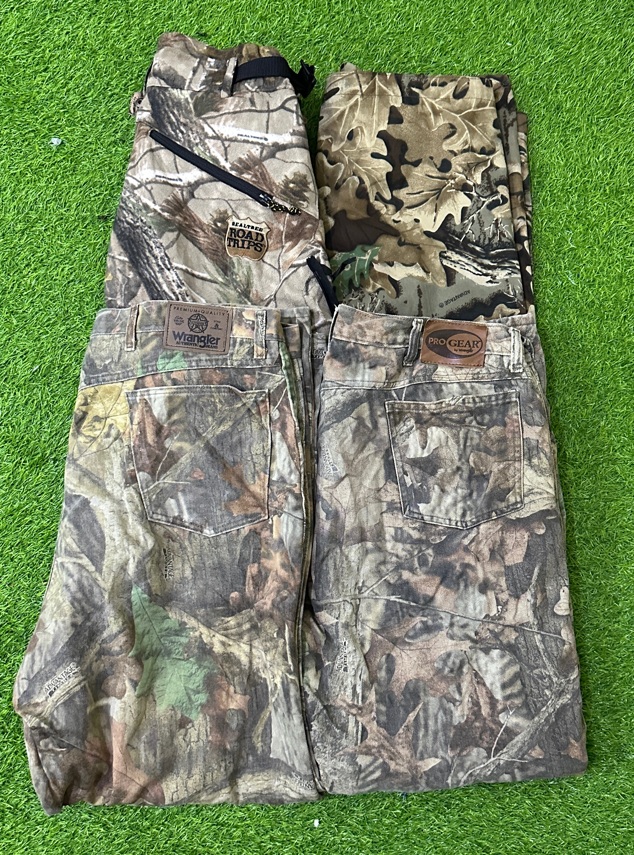 Pantalons en arbre réel