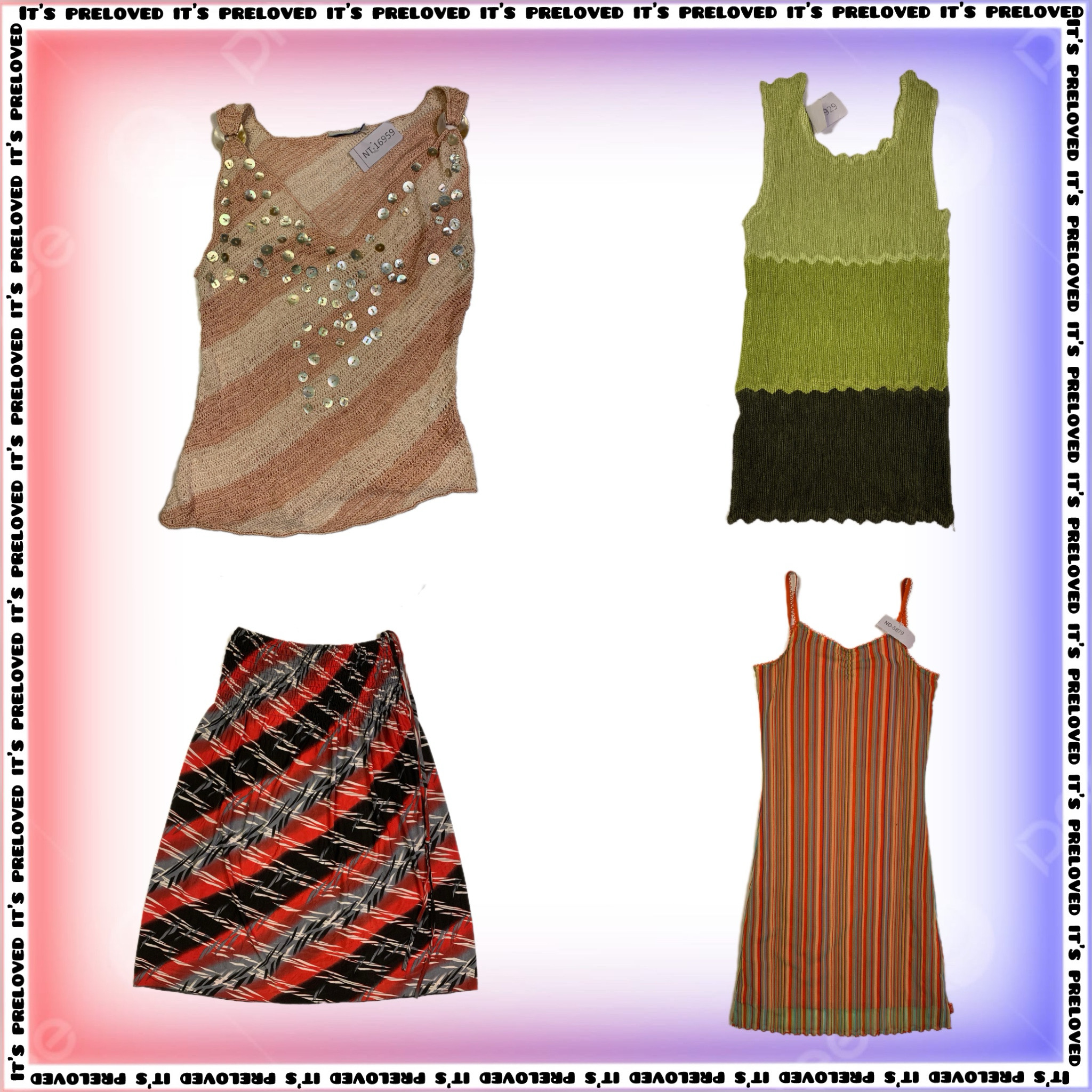 Line It Up - tops, dresses, skirts (SS-1158)