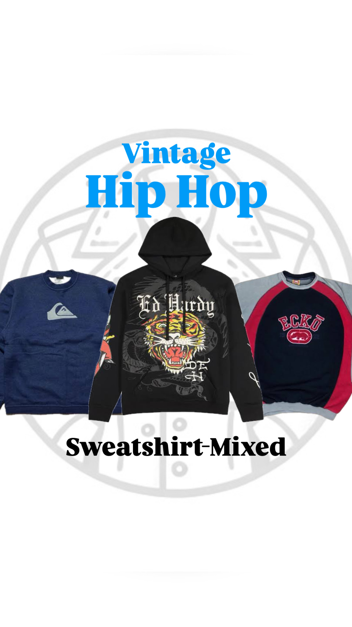 Ed Hardy,Ecko,Fubu,&Hip Hop Mixed Sweatshirt