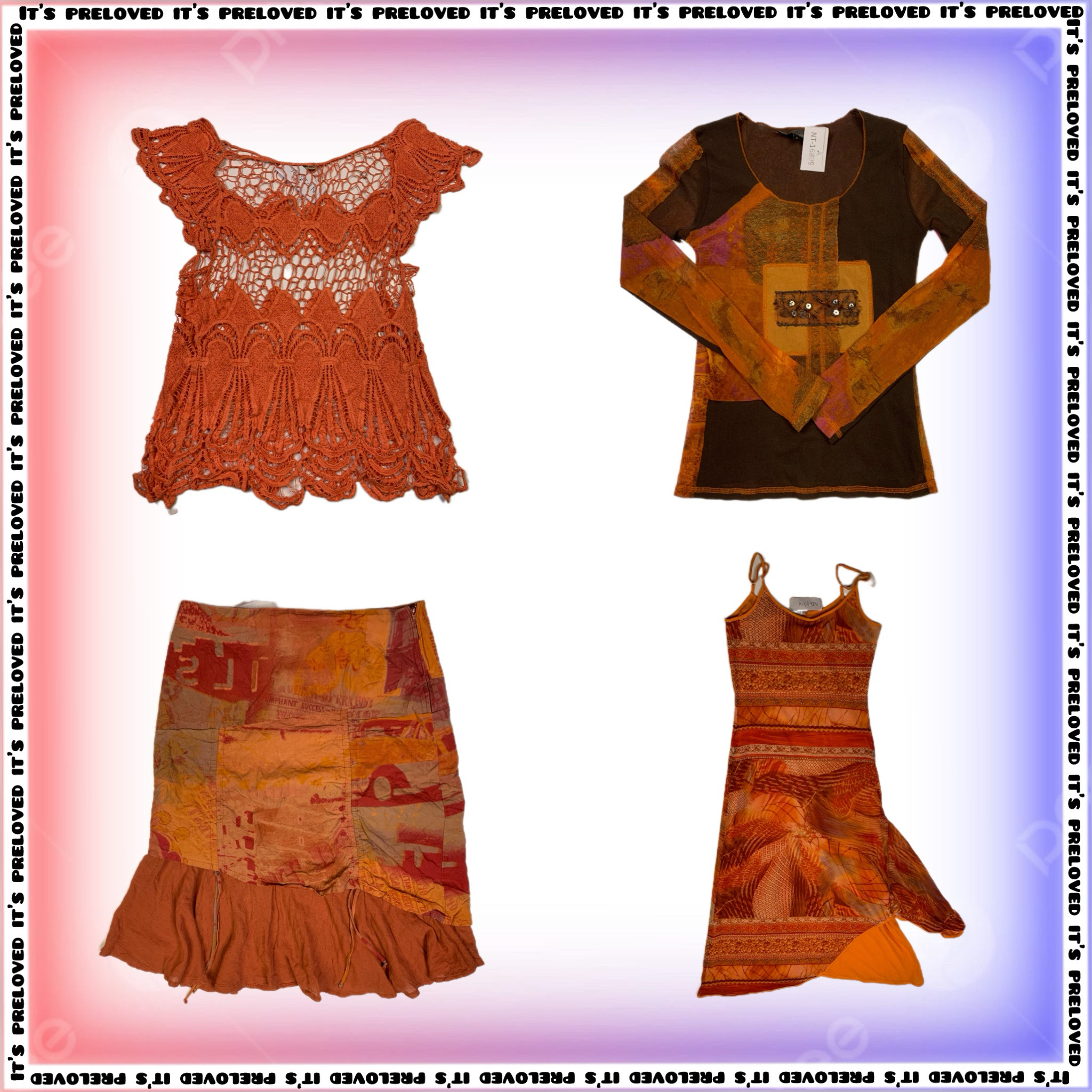 Sunset Hues - tops, dresses, skirts (SS-1157)